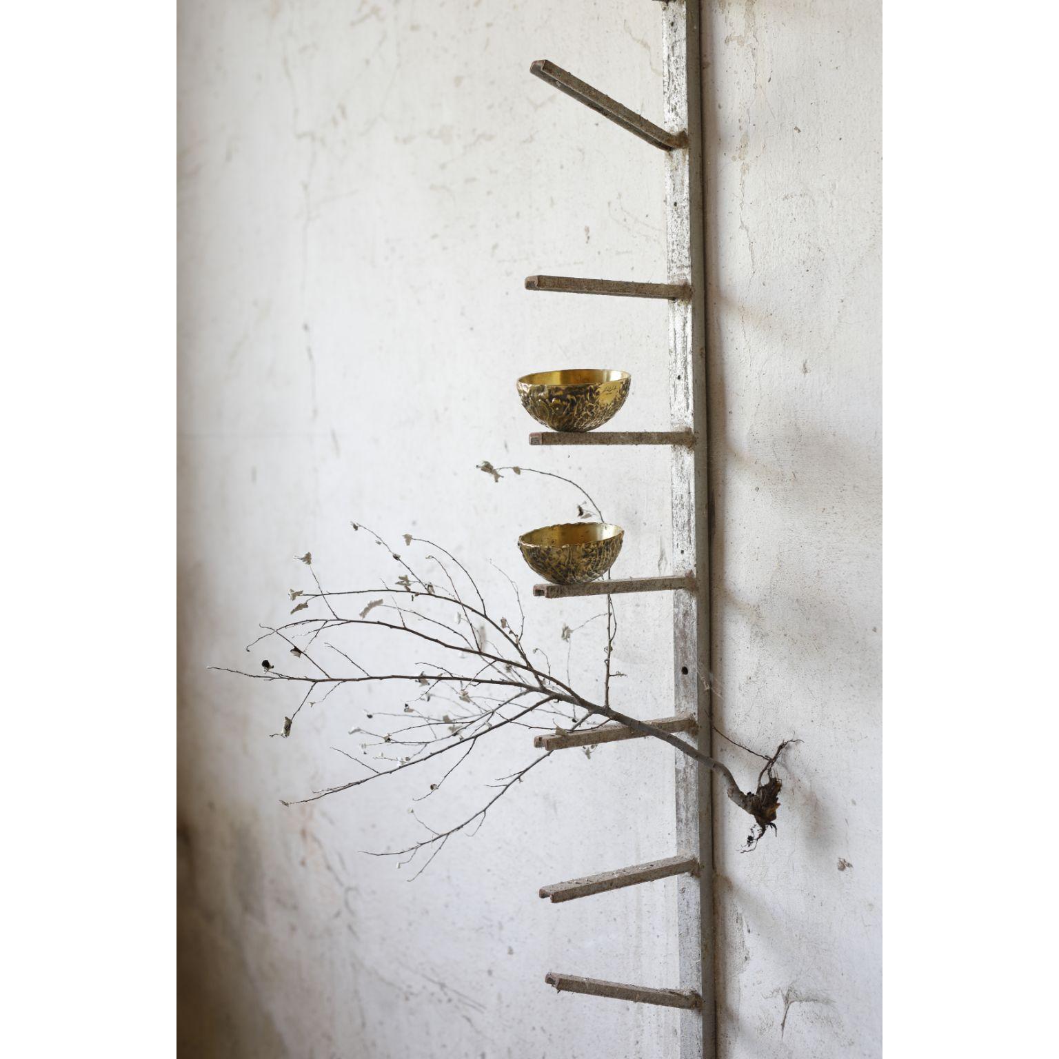 Steel Hand Sculpted Shelf by Samuel Costantini For Sale 2