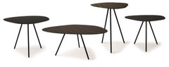 Steel High Outdoor Pebble End Table by Kenneth Cobonpue