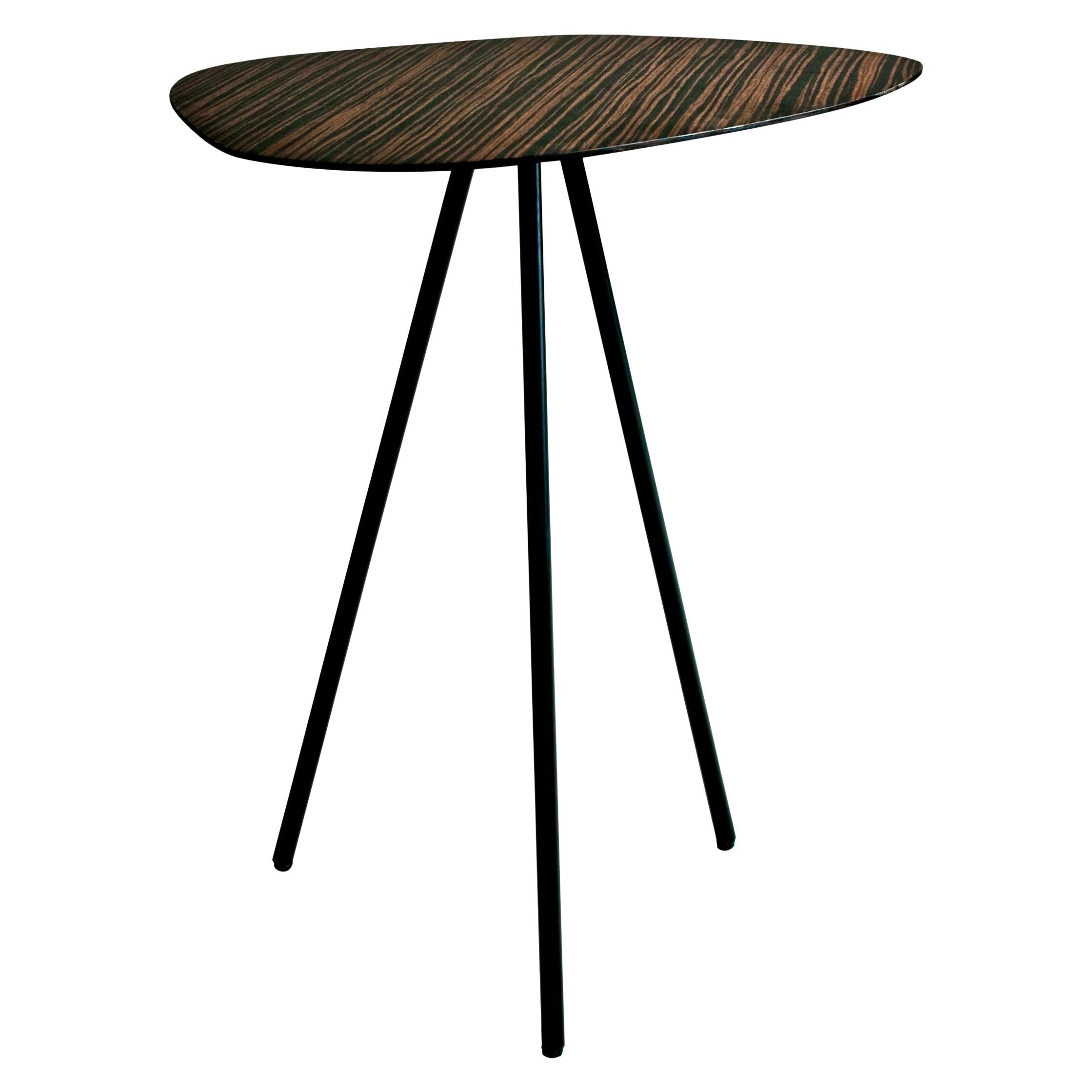 Steel High Outdoor Pebble End Table by Kenneth Cobonpue For Sale