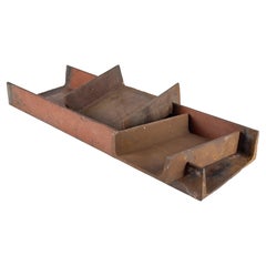 Antique Steel I-Beam Sculpture by John Piet