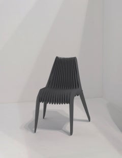 Sedia Steel in Rotation di Zieta, Acciaio inox lucido