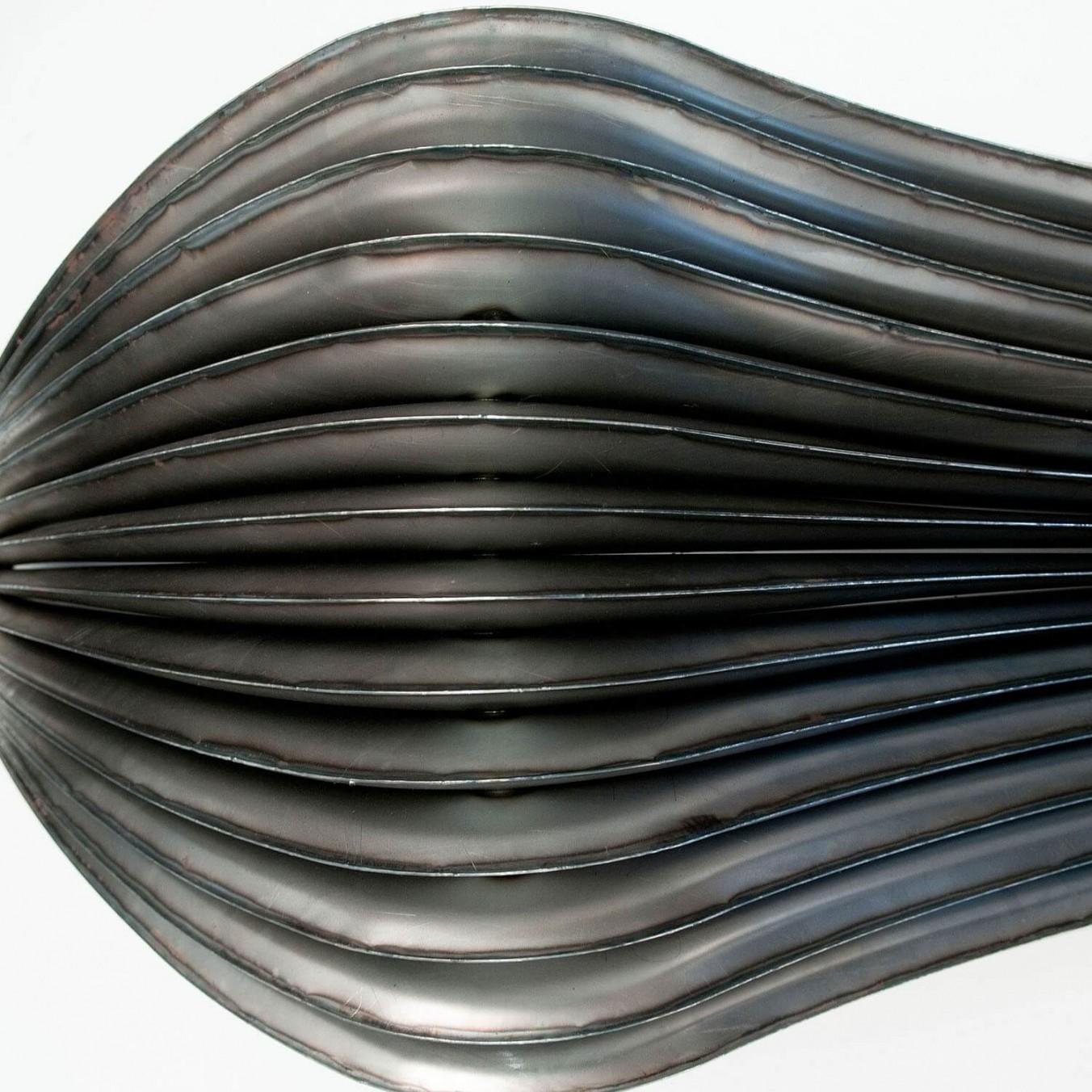 Stahl in Rotation Chaiselongue aus poliertem Edelstahl, Zieta (Organische Moderne) im Angebot