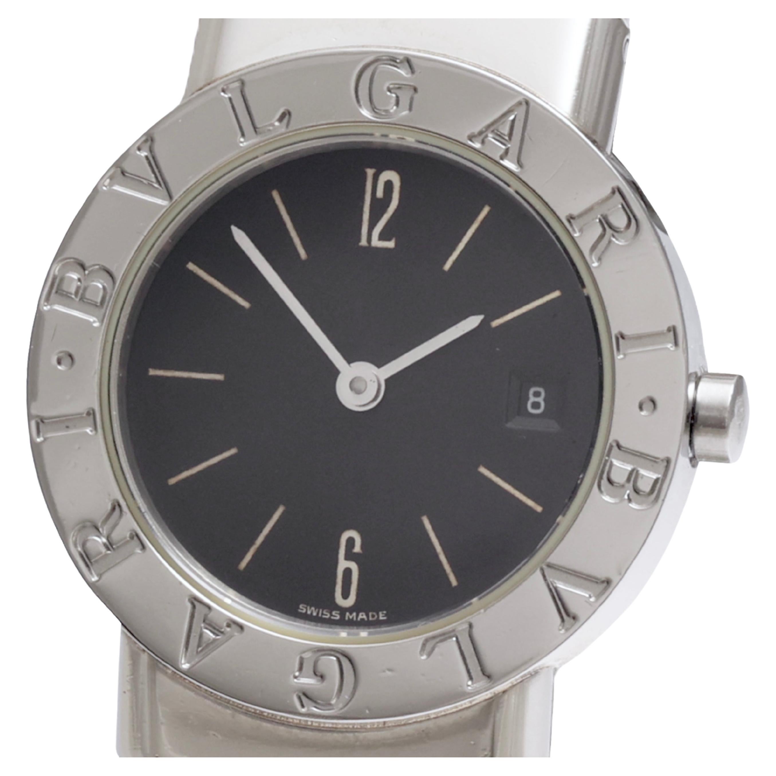 Steel Lady Tubogas Bvlgari BB26 Wrist Watch, Quartz For Sale