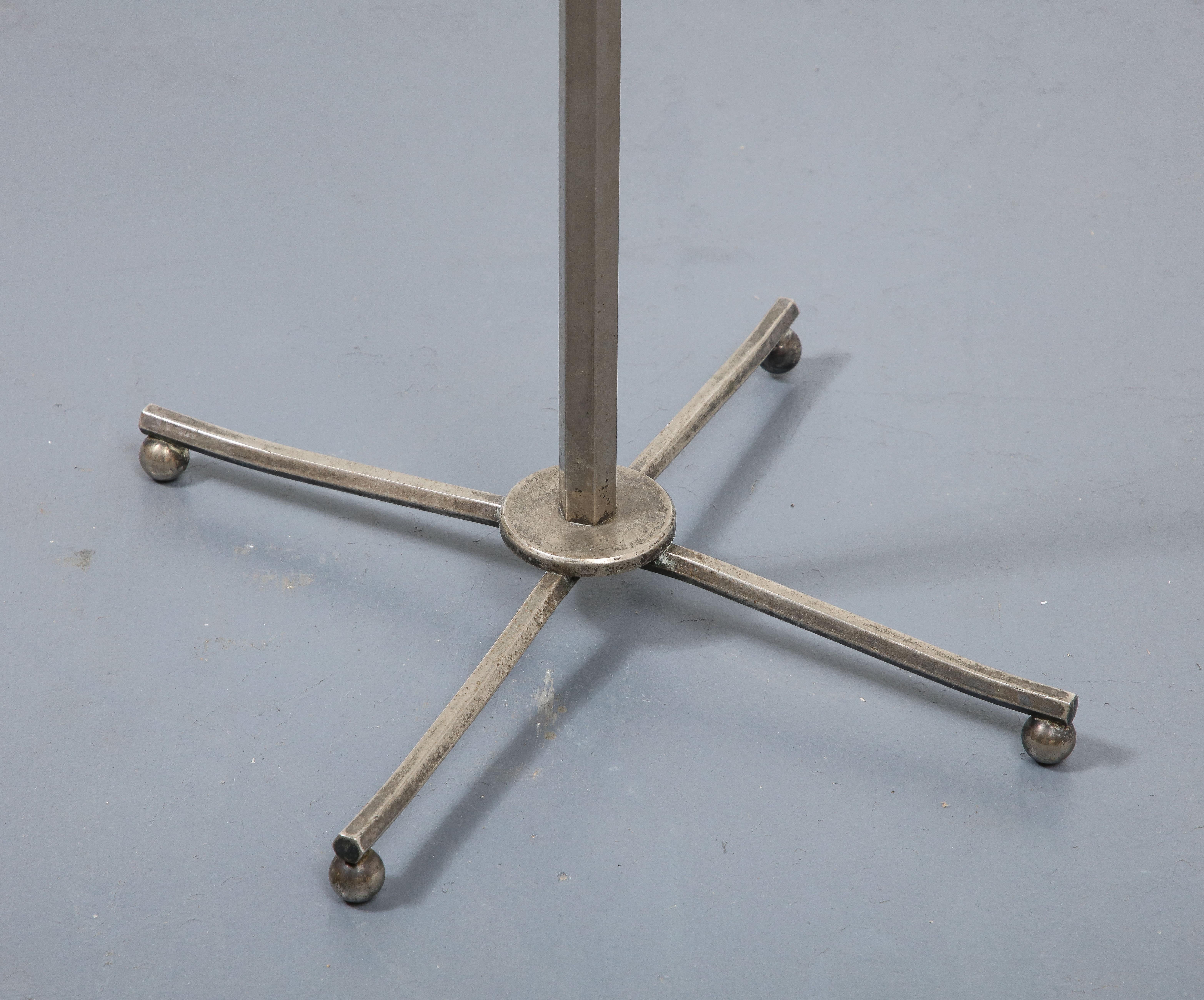 Steel, Lucite and Nickel Ice Bucket/Plant Stand For Sale 4