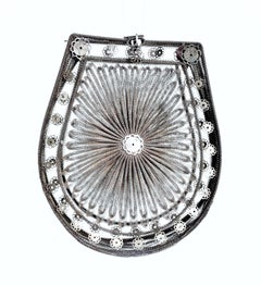 Steel mesh Reticule Purse - France Premier Empire Circa 1800-1810