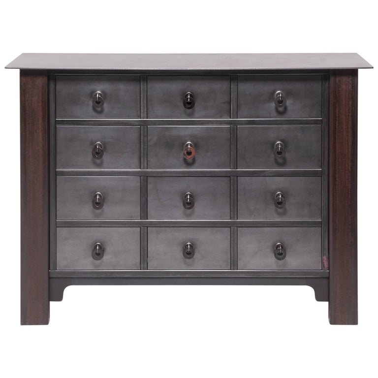 Jim Rose Steel Apothecary Chest For Sale