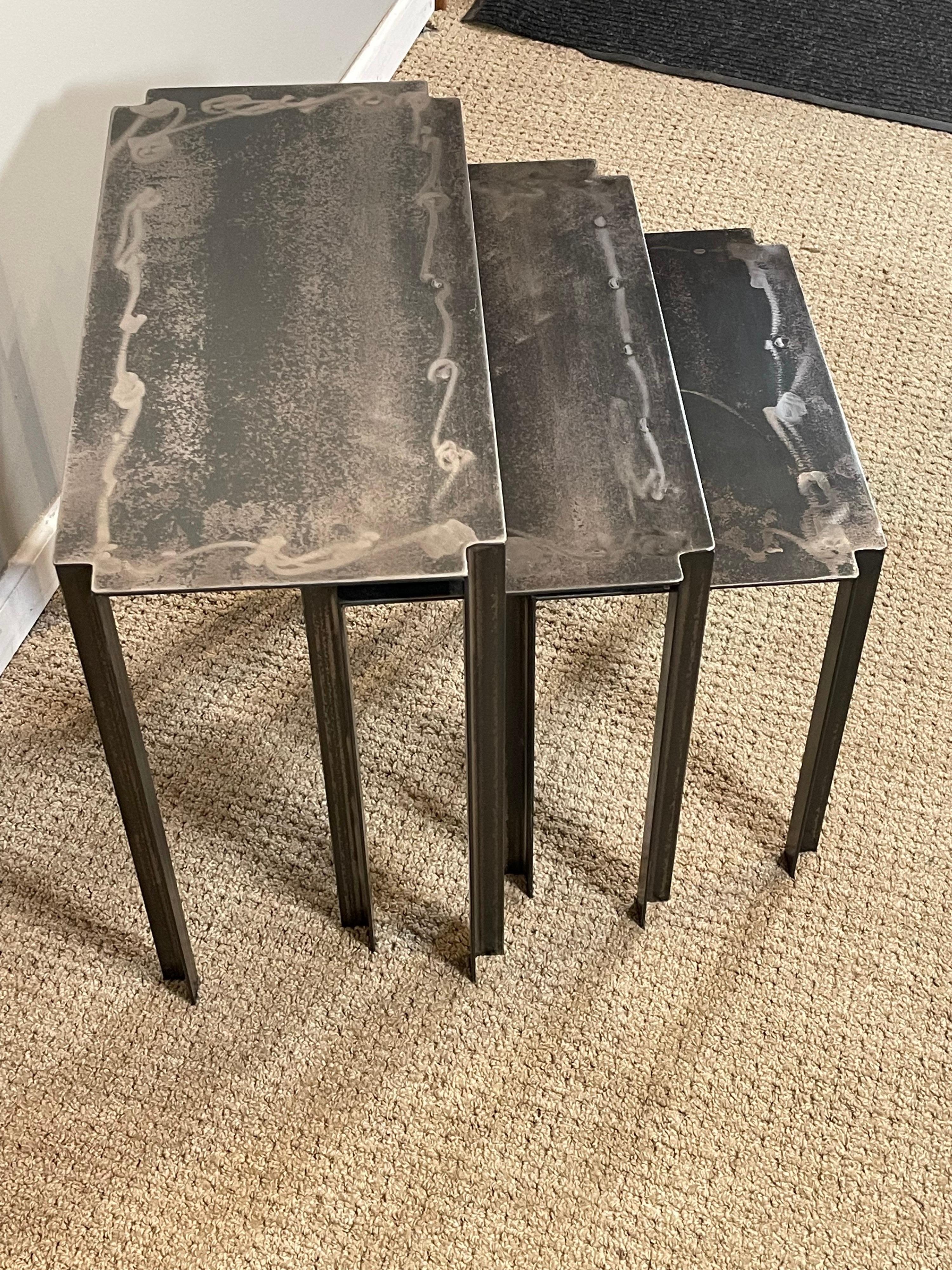 American Steel Nesting tables