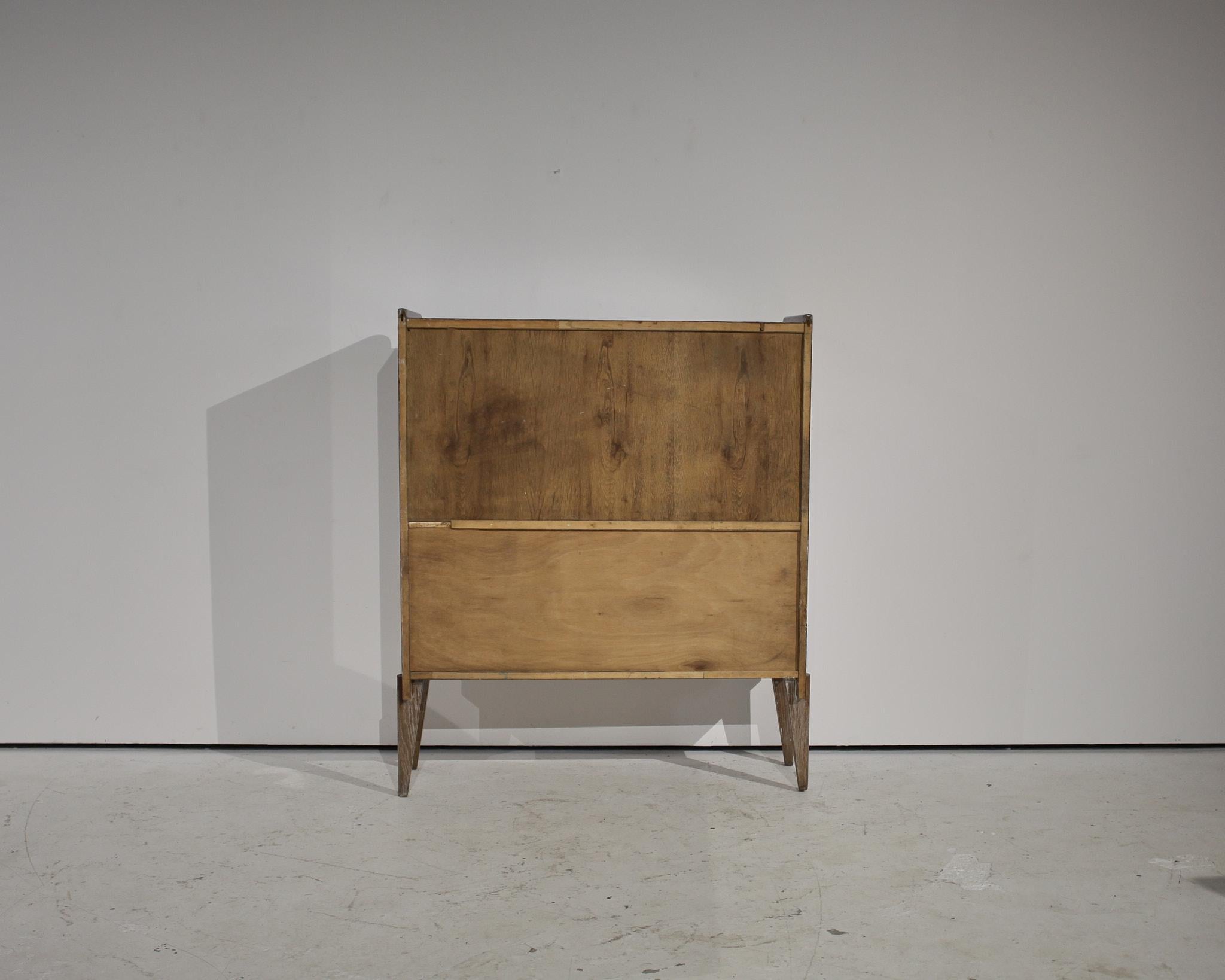 Steel & Oak 1950S French Modernist Cabinet In The Style Of Perriand  For Sale 6