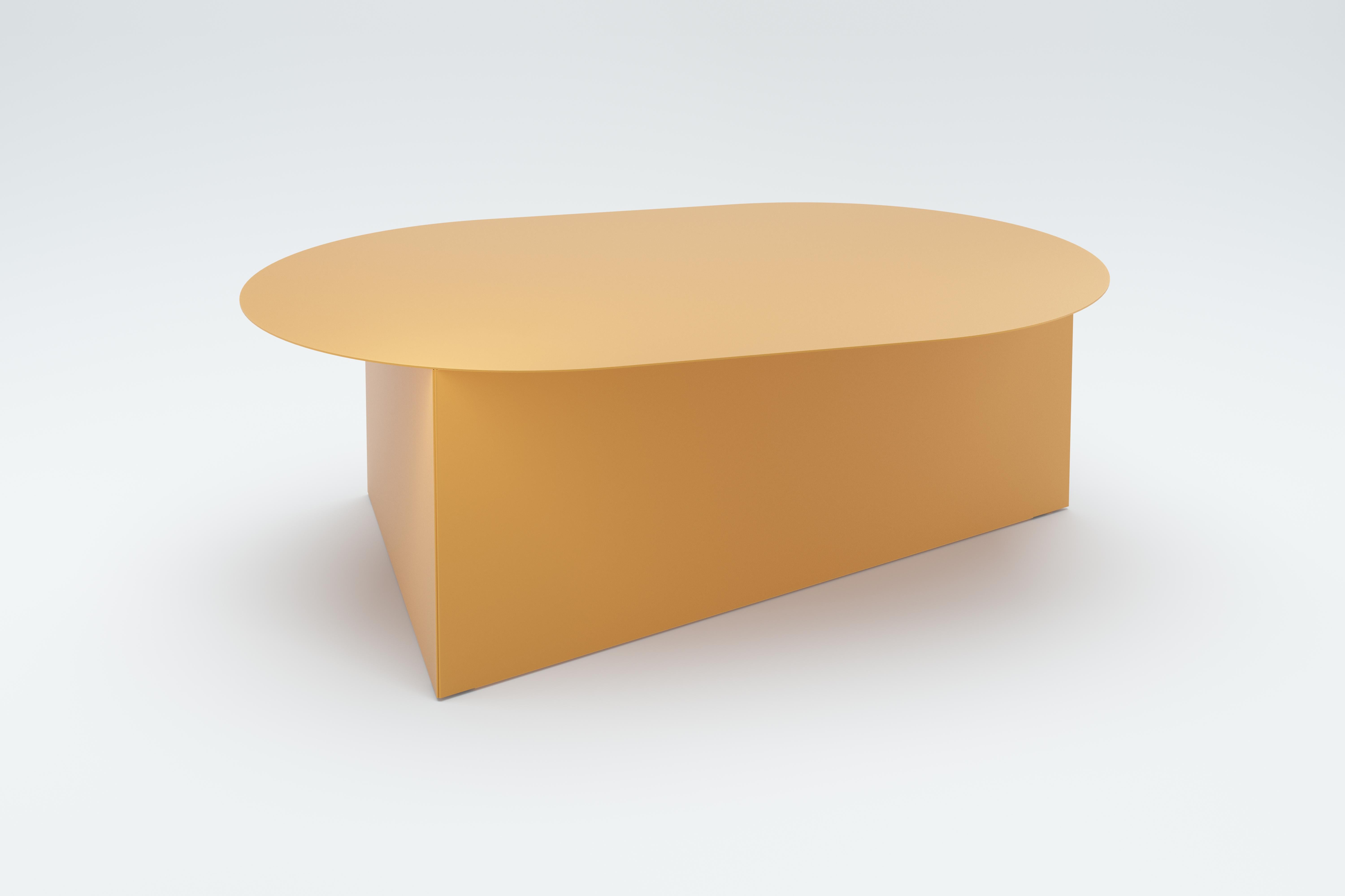 Steel Oblong Prisma 105 Coffe Table by Sebastian Scherer For Sale 3
