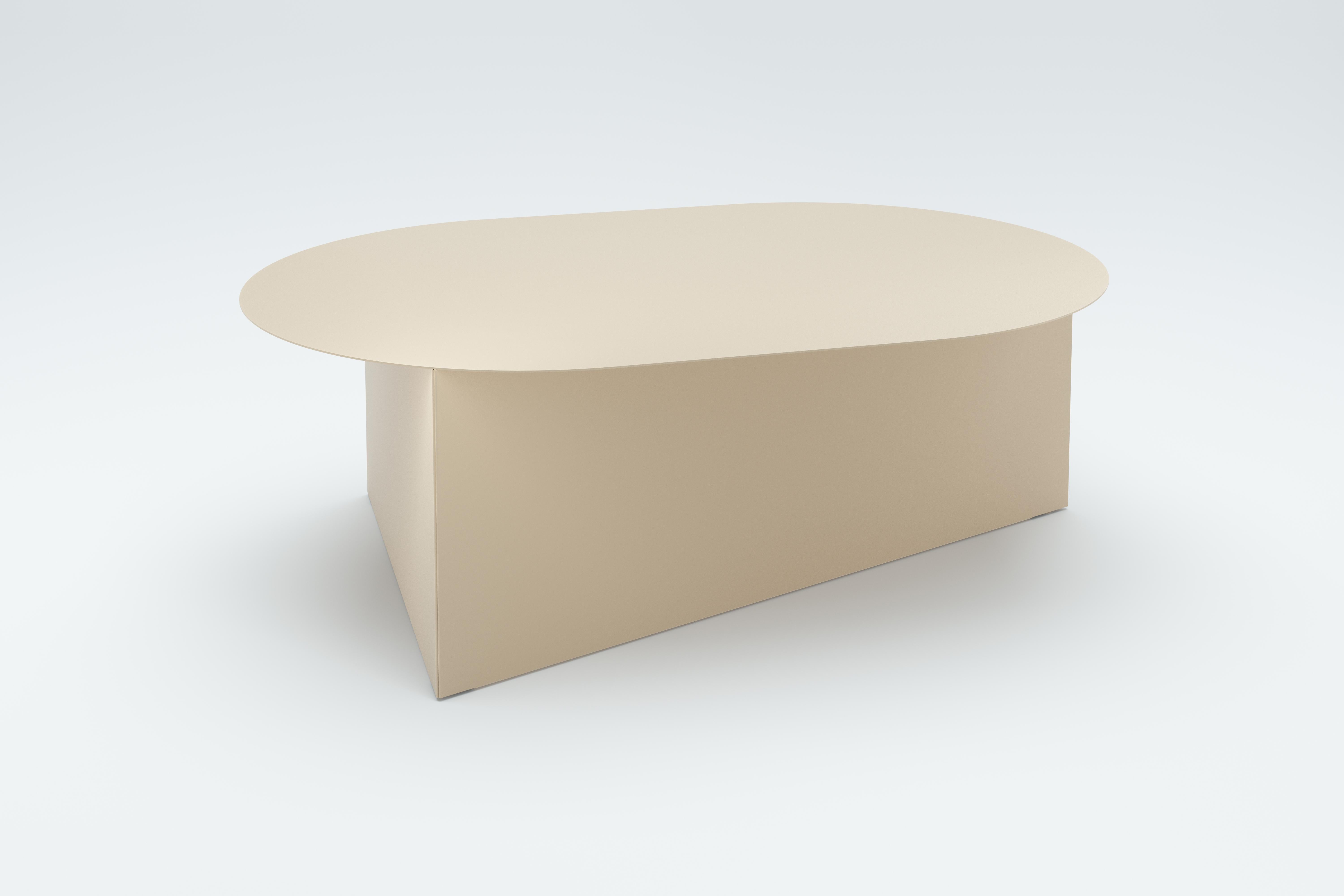 Contemporary Steel Oblong Prisma 105 Coffe Table by Sebastian Scherer