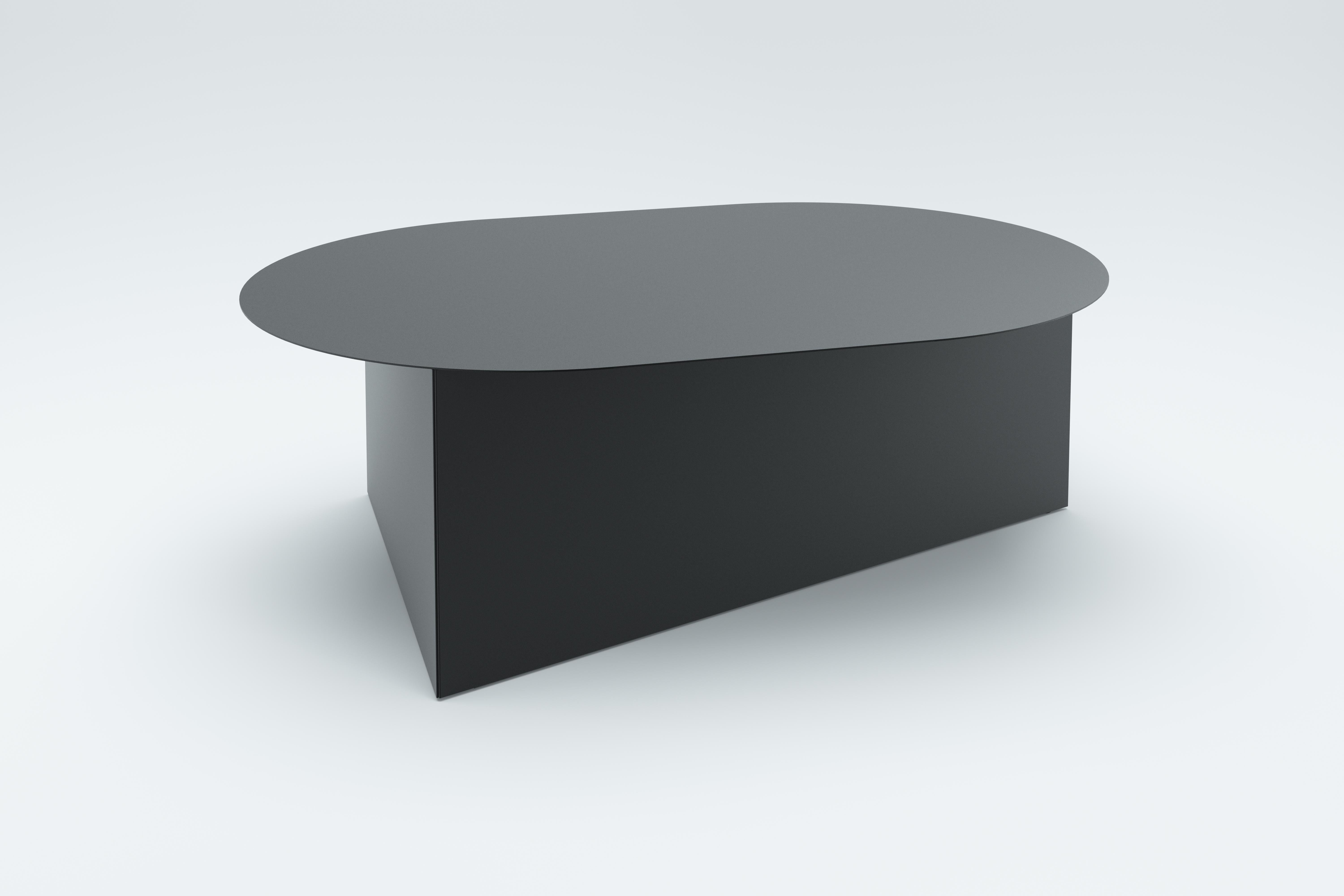Glass Steel Oblong Prisma 105 Coffe Table by Sebastian Scherer