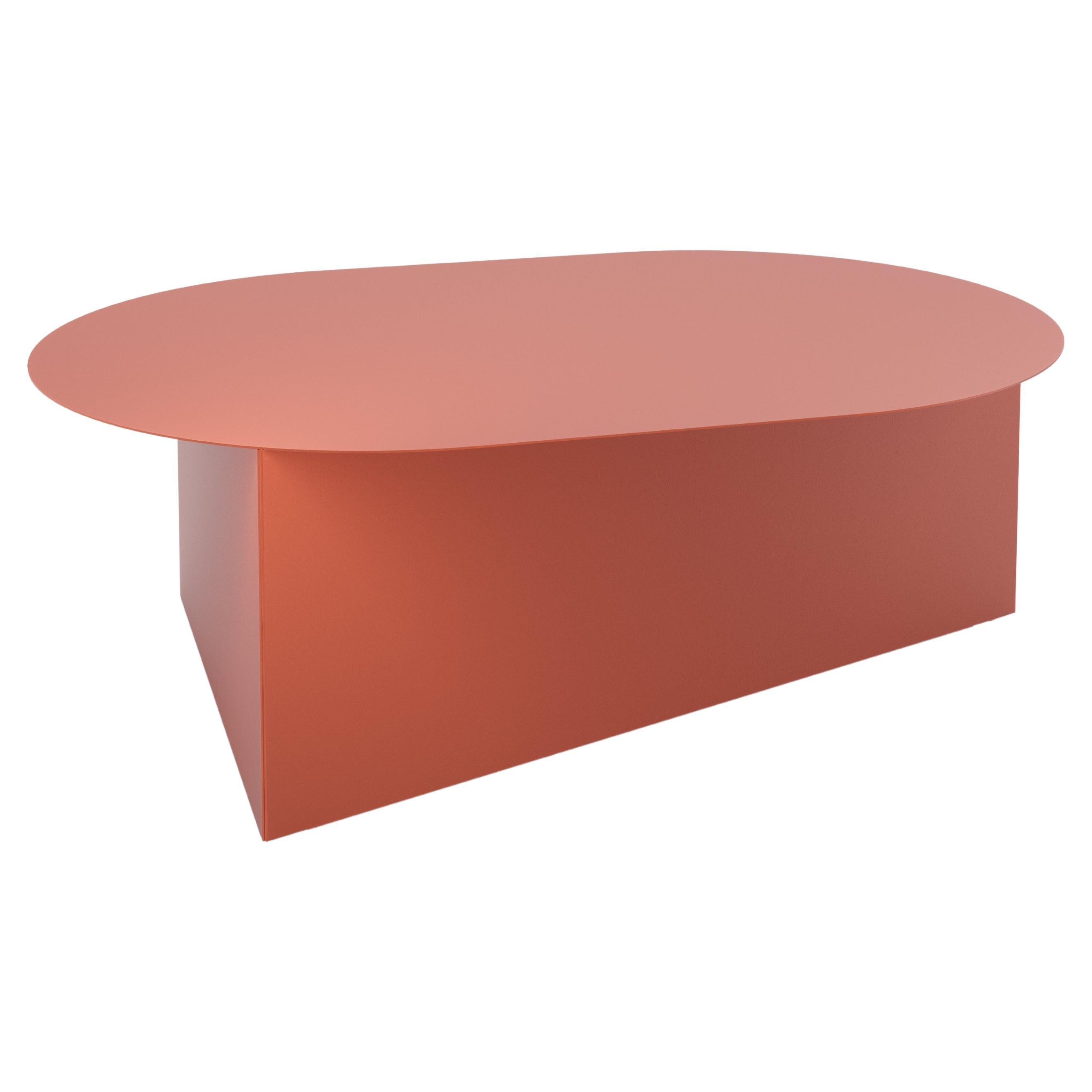 Steel Oblong Prisma 105 Coffe Table by Sebastian Scherer For Sale