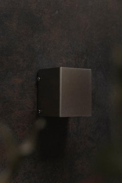 Steel Outdoor Block Sconce by ORCA