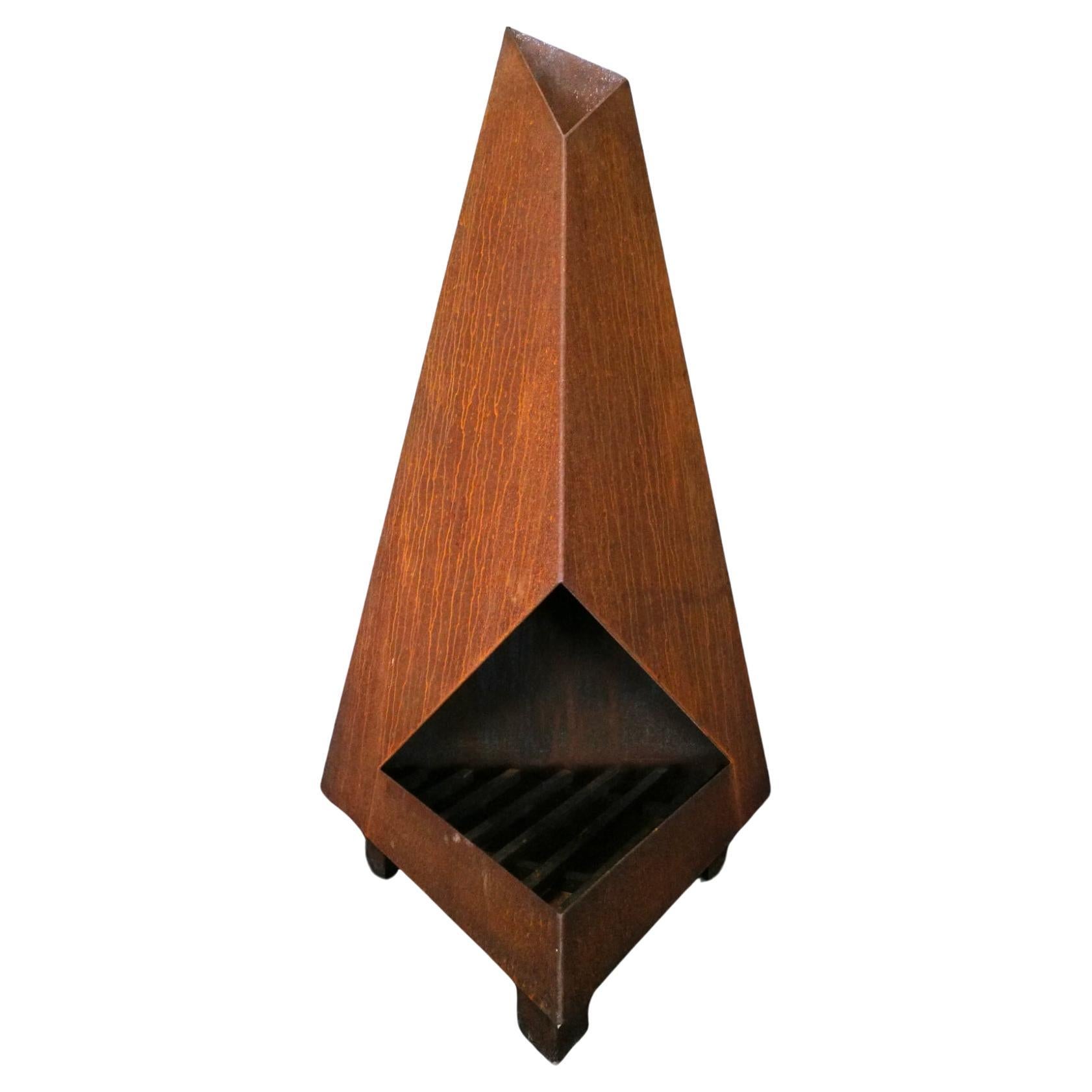 Steel Outdoor Fireplace Chiminea For Sale