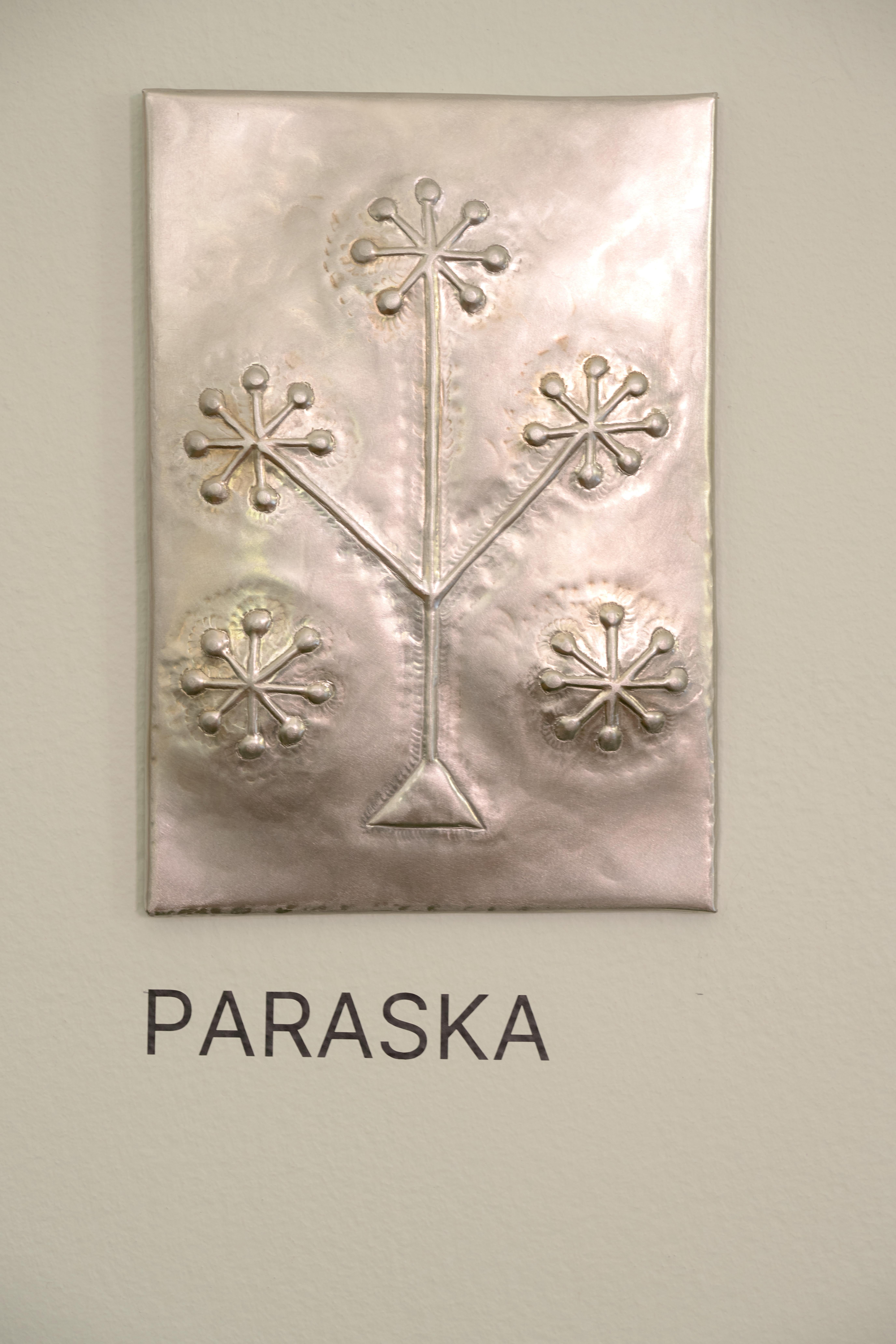 Each panel is handmade in the artist’s studio, available in several sizes (S, M, L) and can be displayed individually or as part of a composition.

DREVO by Victoria Yakusha is a series of hand-etched stainless-steel panels inspired by traditional