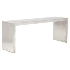 Steel Parsons Console Table