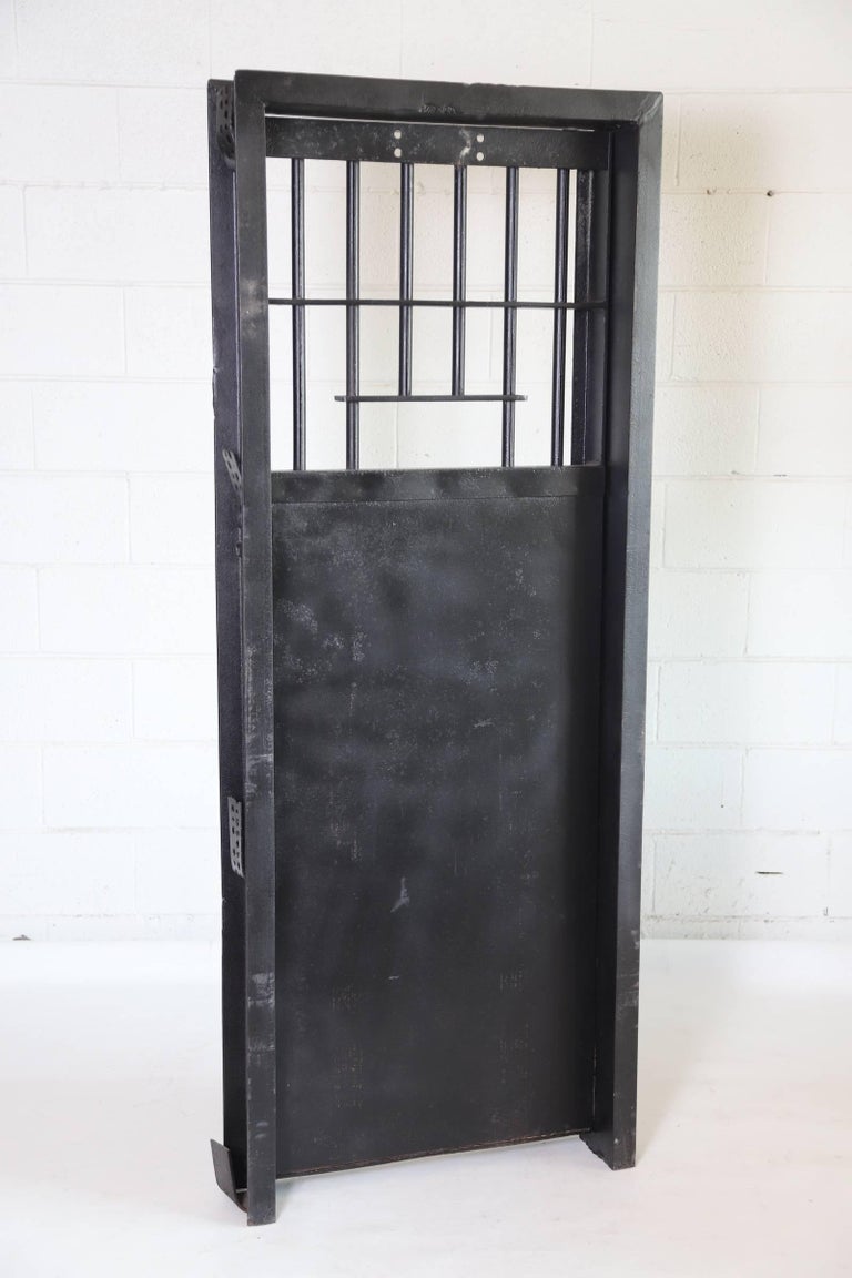 Steel Prison Jail House DoorWine Cellar Door at 1stDibs