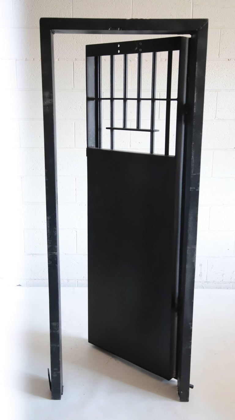 Steel Prison Jail House DoorWine Cellar Door at 1stDibs