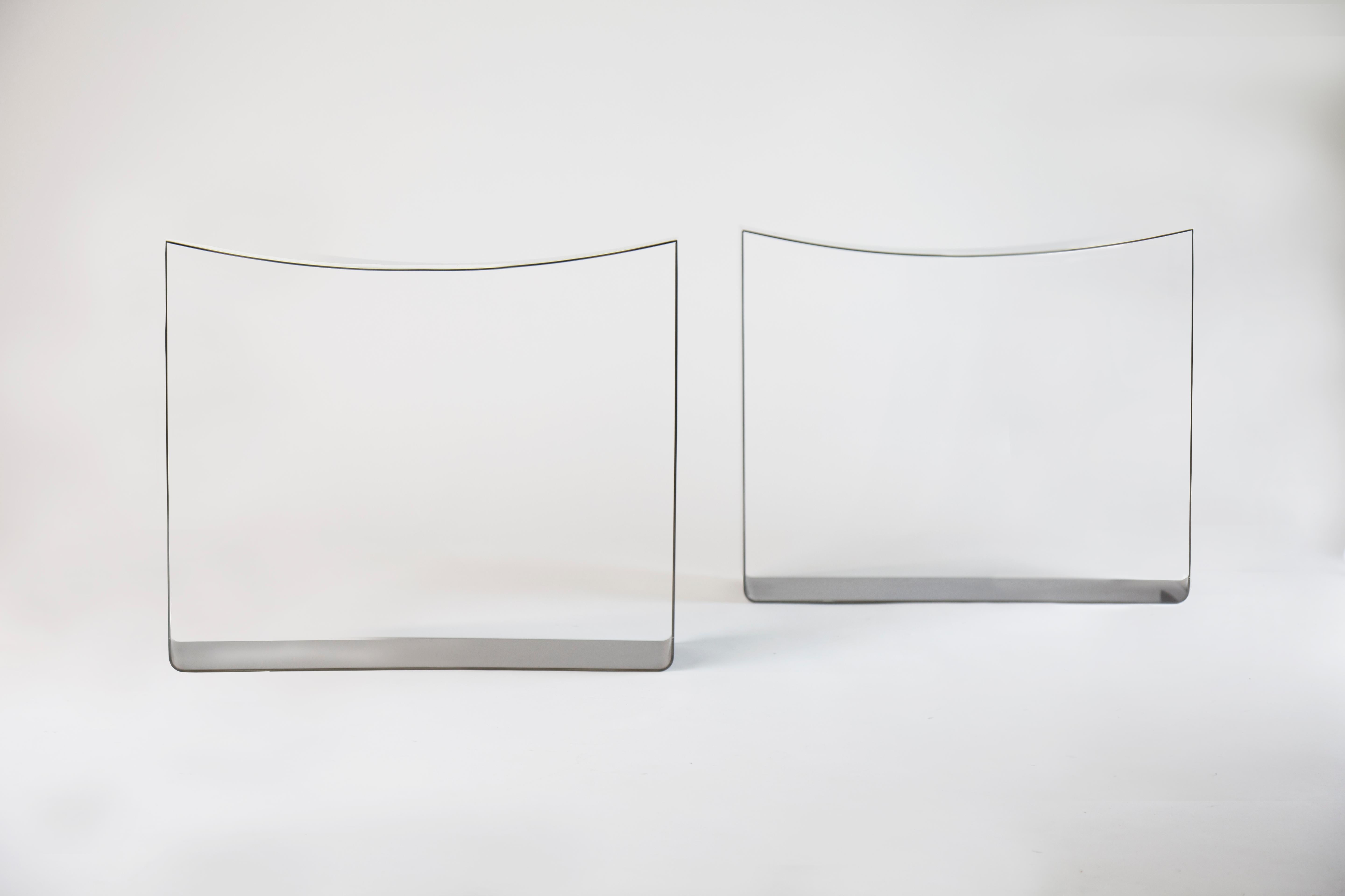 Américain Tabouret à ruban en acier de Gentner Design en vente