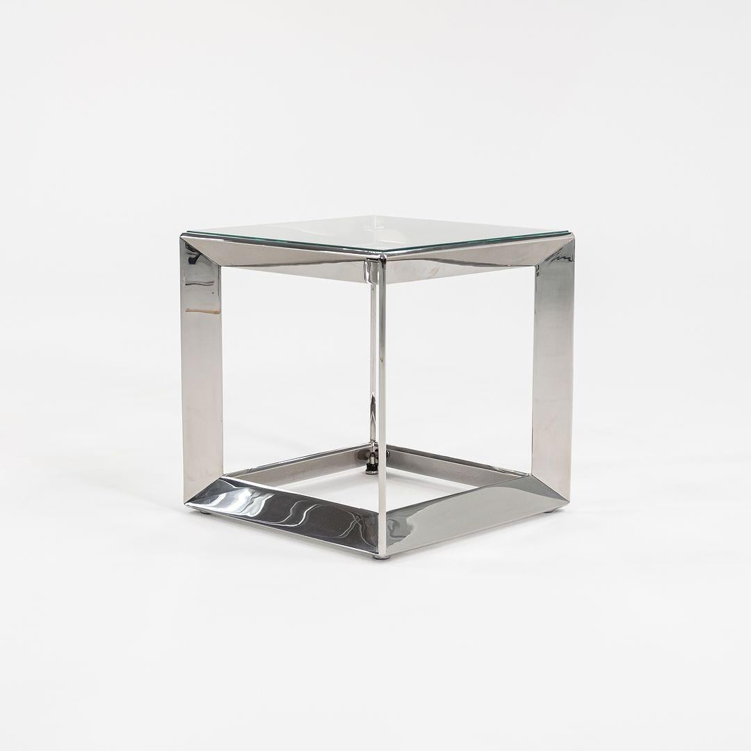 Modern Steel Russian Doll Tables for Dennis Miller, Designed by Rockwell Group - Small For Sale