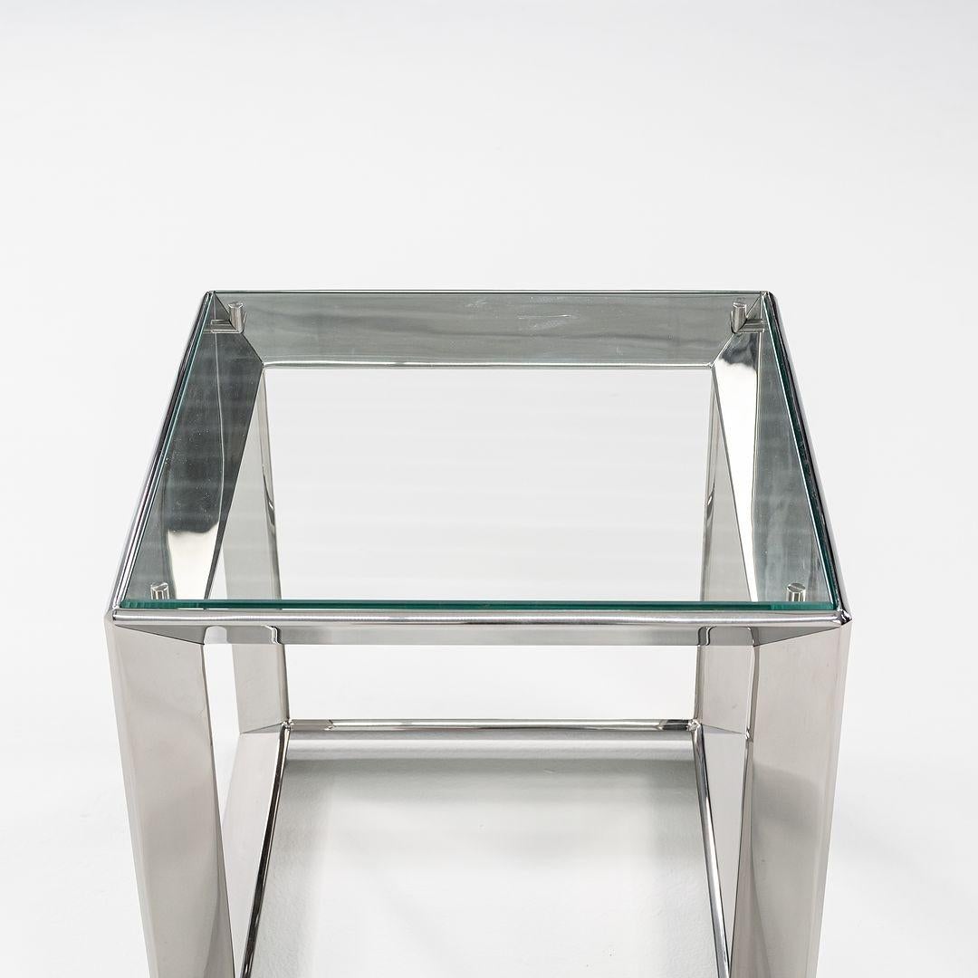 Contemporary Steel Russian Doll Tables for Dennis Miller, Designed by Rockwell Group - Small For Sale