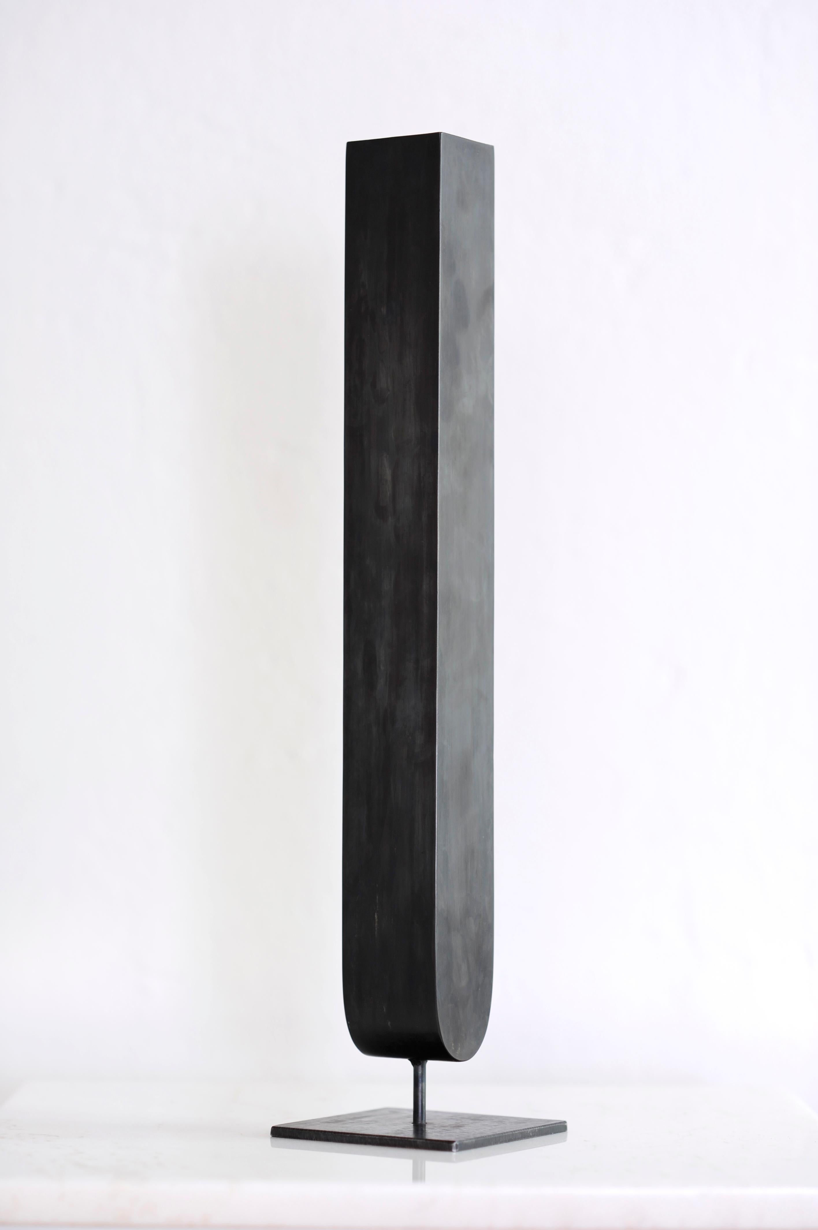 Steel sculpted vase, signed by Lukasz Friedrich
Steel vase “I”
Measures: 5 x 5 H 44 cm
Finish: Black patina on steel, wax
Limited Edition of 50
Signed