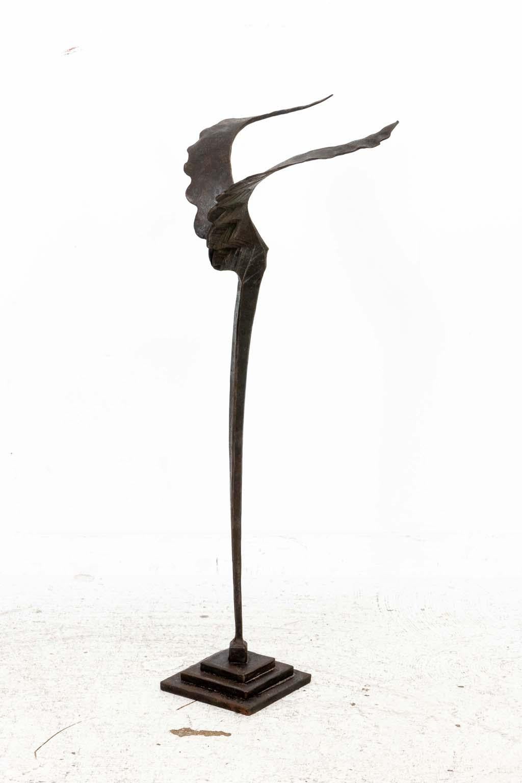XX secolo Scultura in acciaio di Lee Sauder in vendita