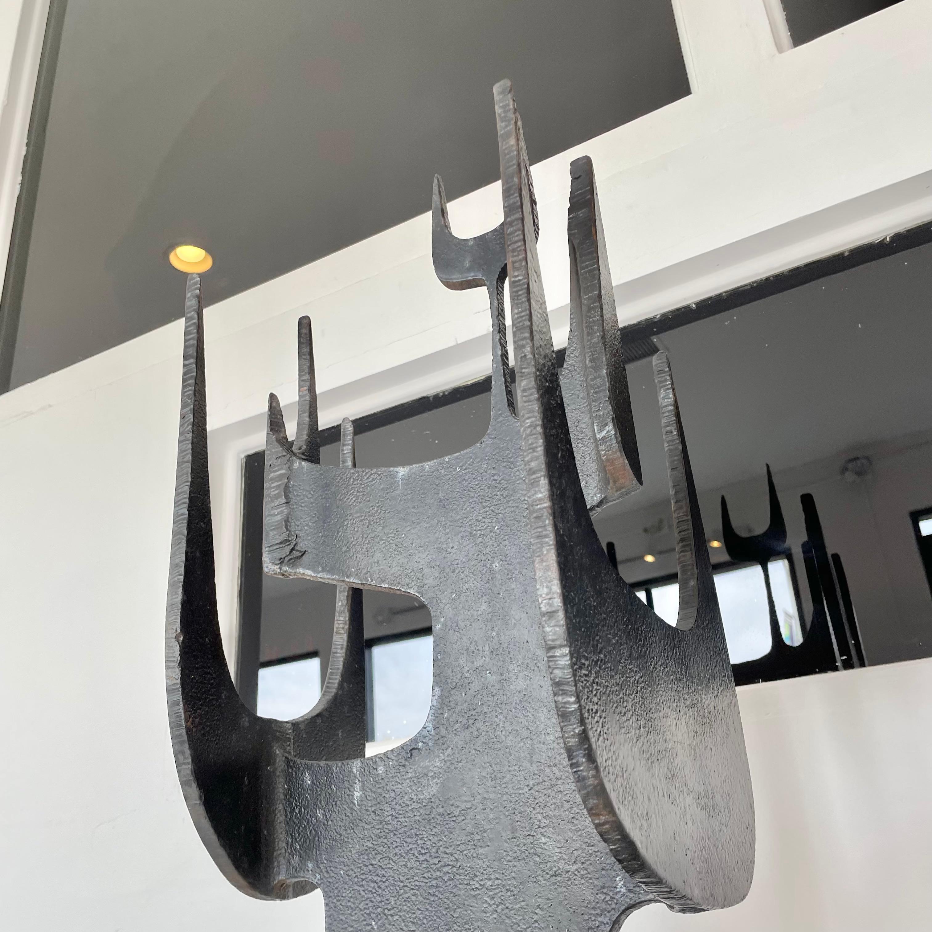Steel Sculpture in the Style of Alexander Calder In Good Condition For Sale In Los Angeles, CA