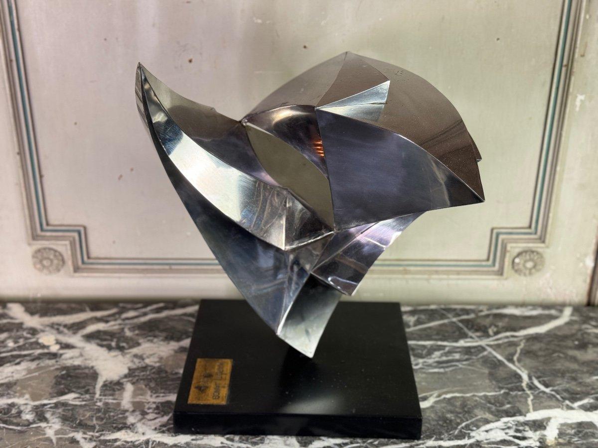 Steel Sculpture, Janos Maróti, Hungary, 1984 For Sale 2
