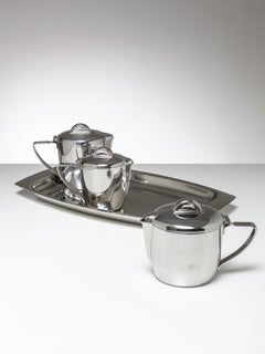 Juego de acero de Gio Ponti para Calderoni, Italia, años 50