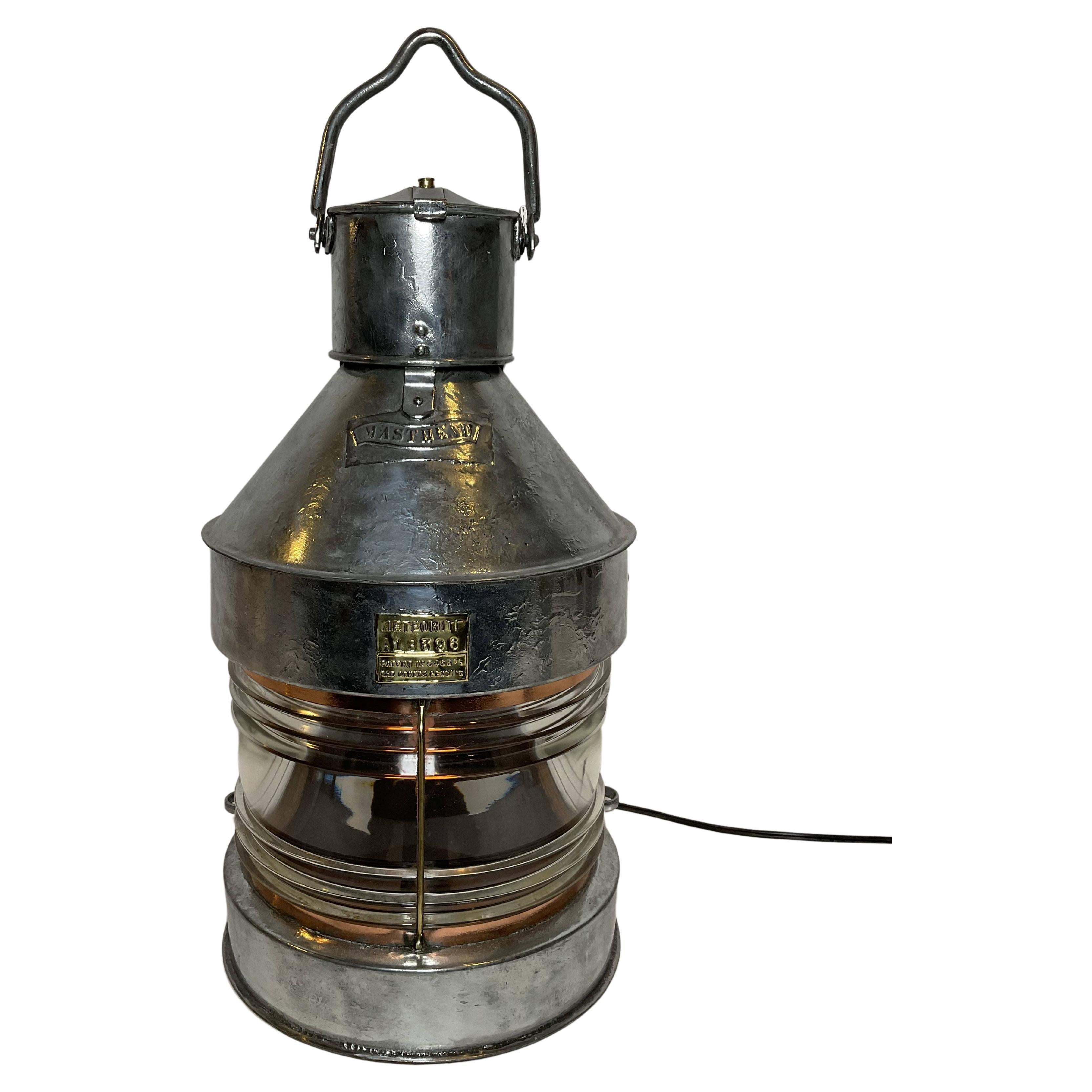 Steel Ships Masthead Lantern by Meteorite