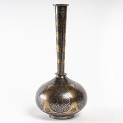 Steel Soliflore Vase, India, 19th Century