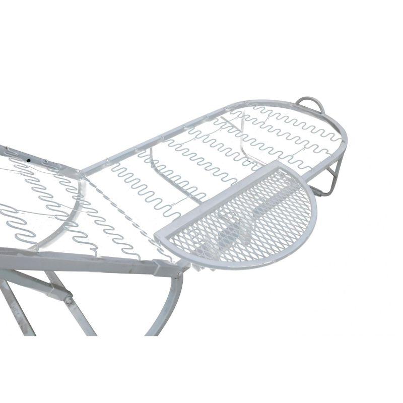 Steel Spring Outdoor / Patio Chaise Lounge by Woodard In Excellent Condition In Van Nuys, CA