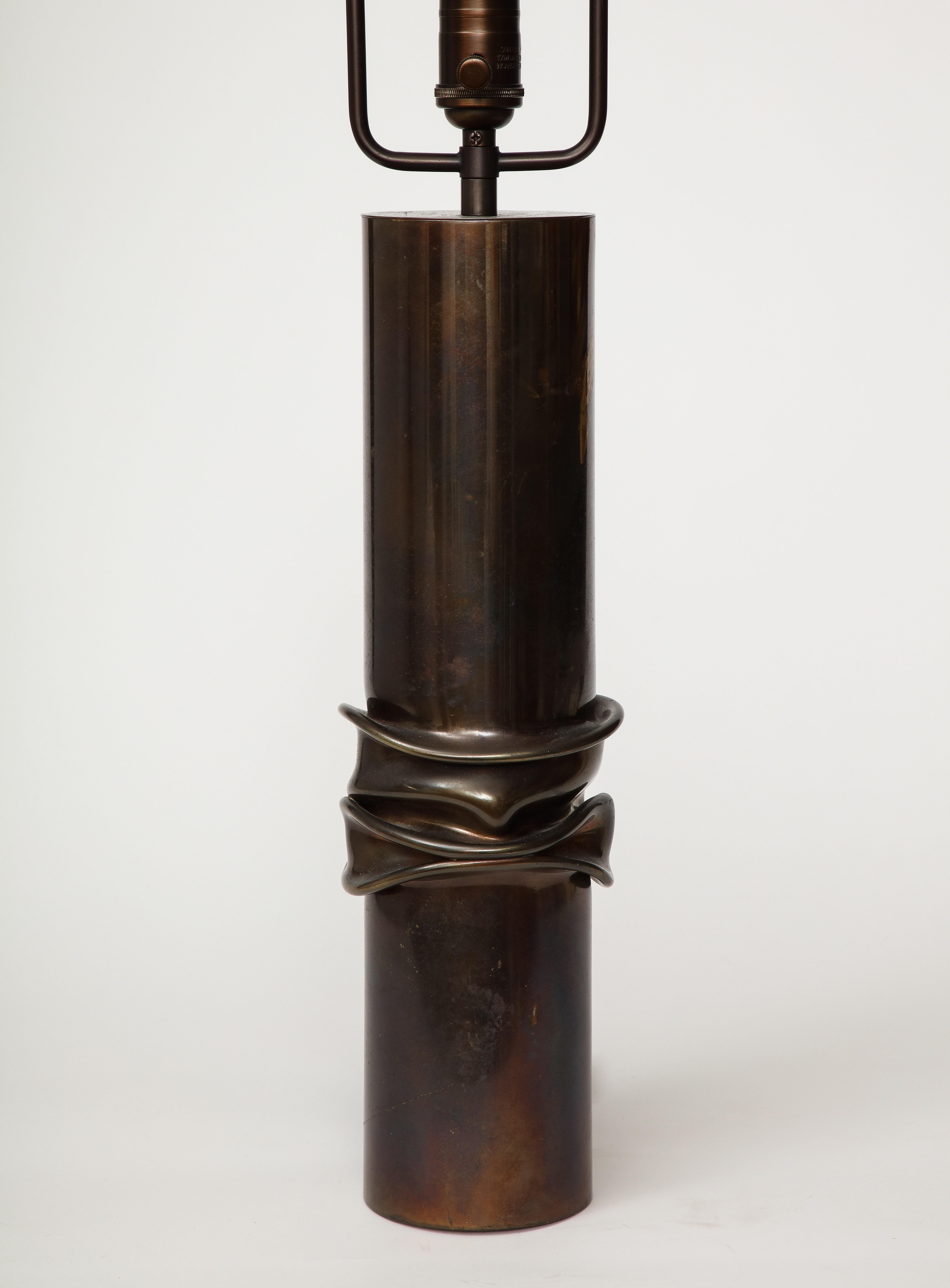 Mid-20th Century Steel Table Lamp by Jacques Moniquet, France, c. 1960