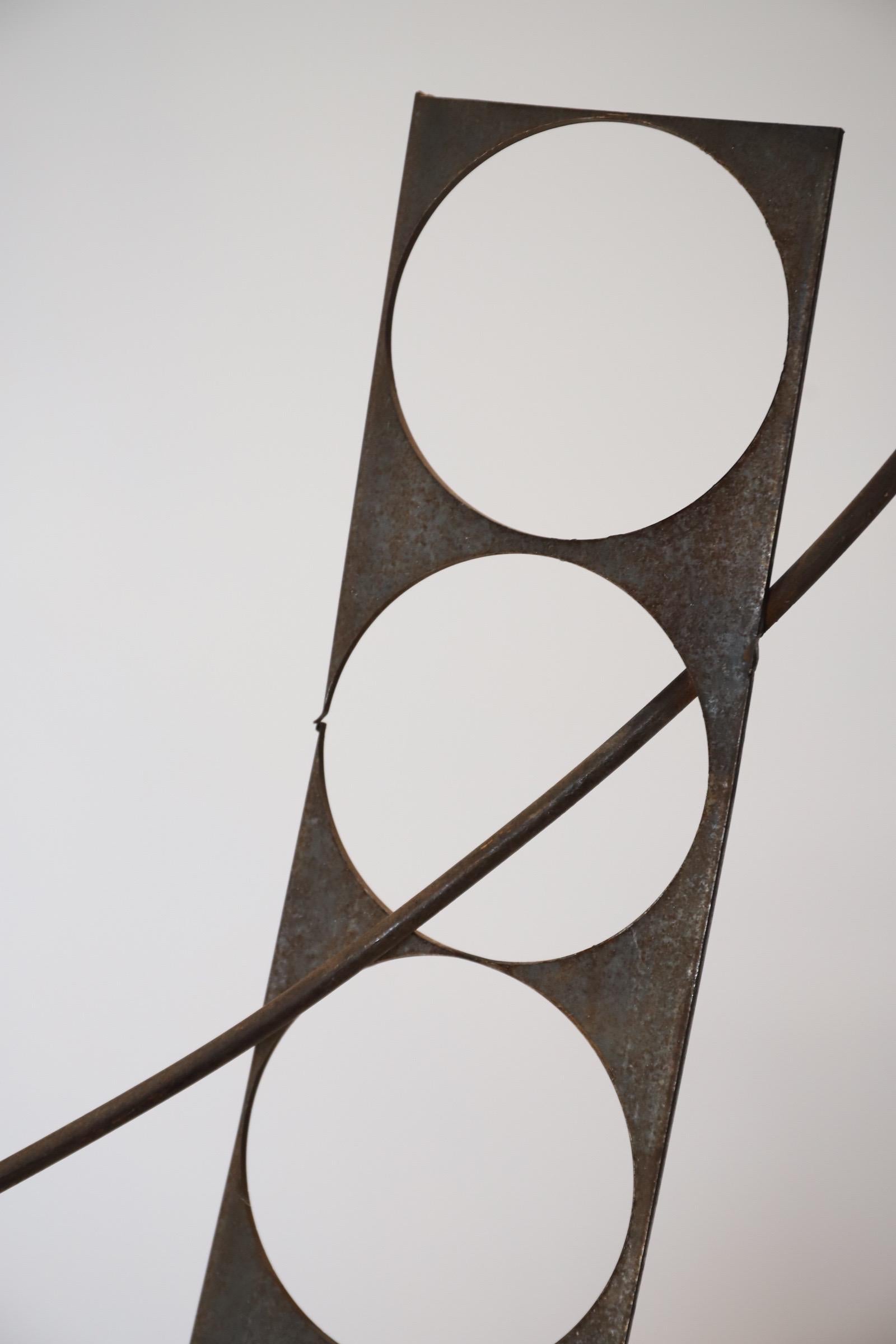 Acier Sculpture de table en acier en vente