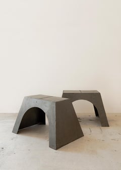 Steel + Tile Top Tables