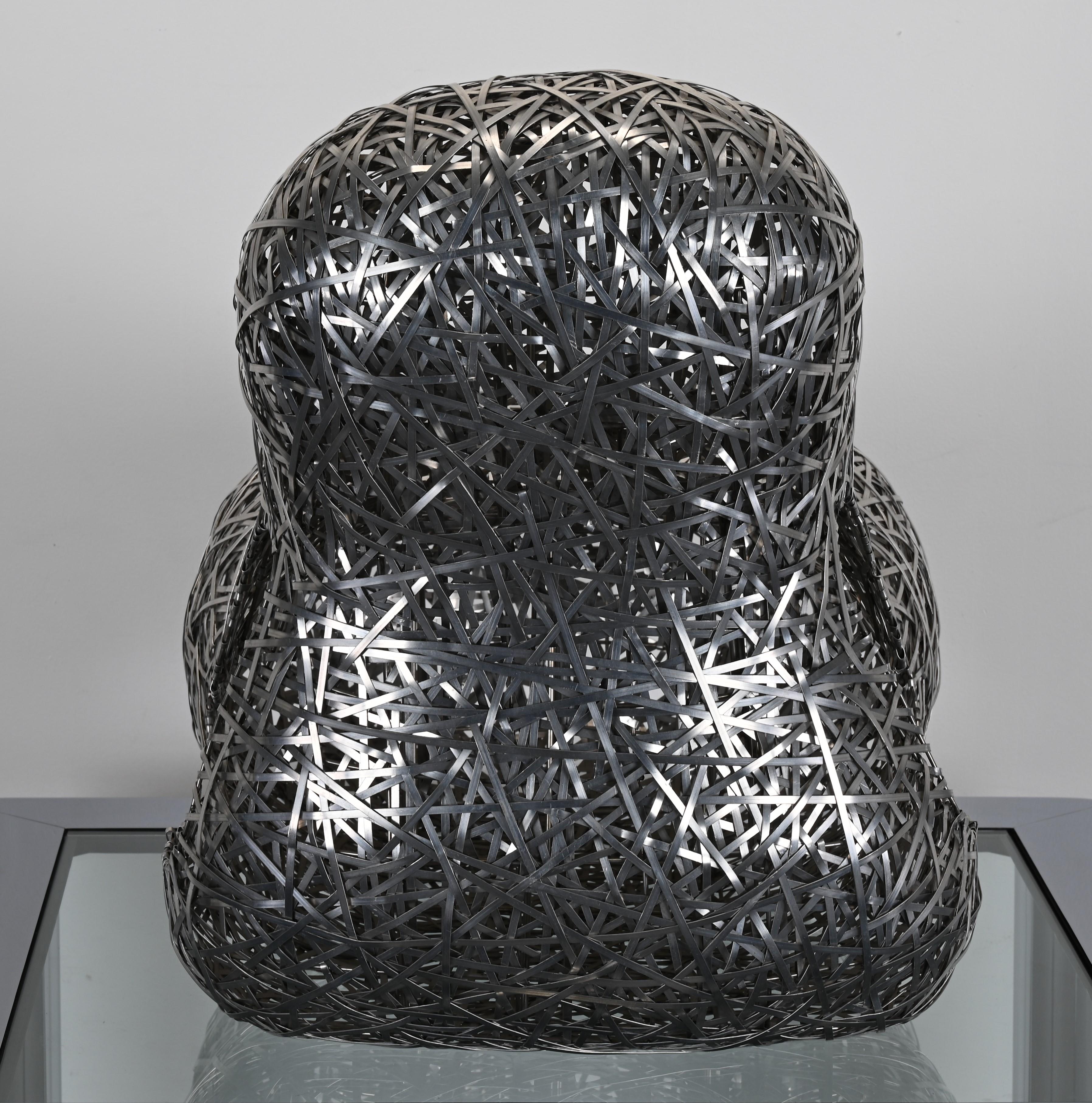 Steel Tongue Chair by Bannavis Andrew Sribyatta for Pie Studios, 2000s For Sale 2