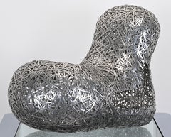 Steel Tongue Chair by Bannavis Andrew Sribyatta for Pie Studios, 2000s