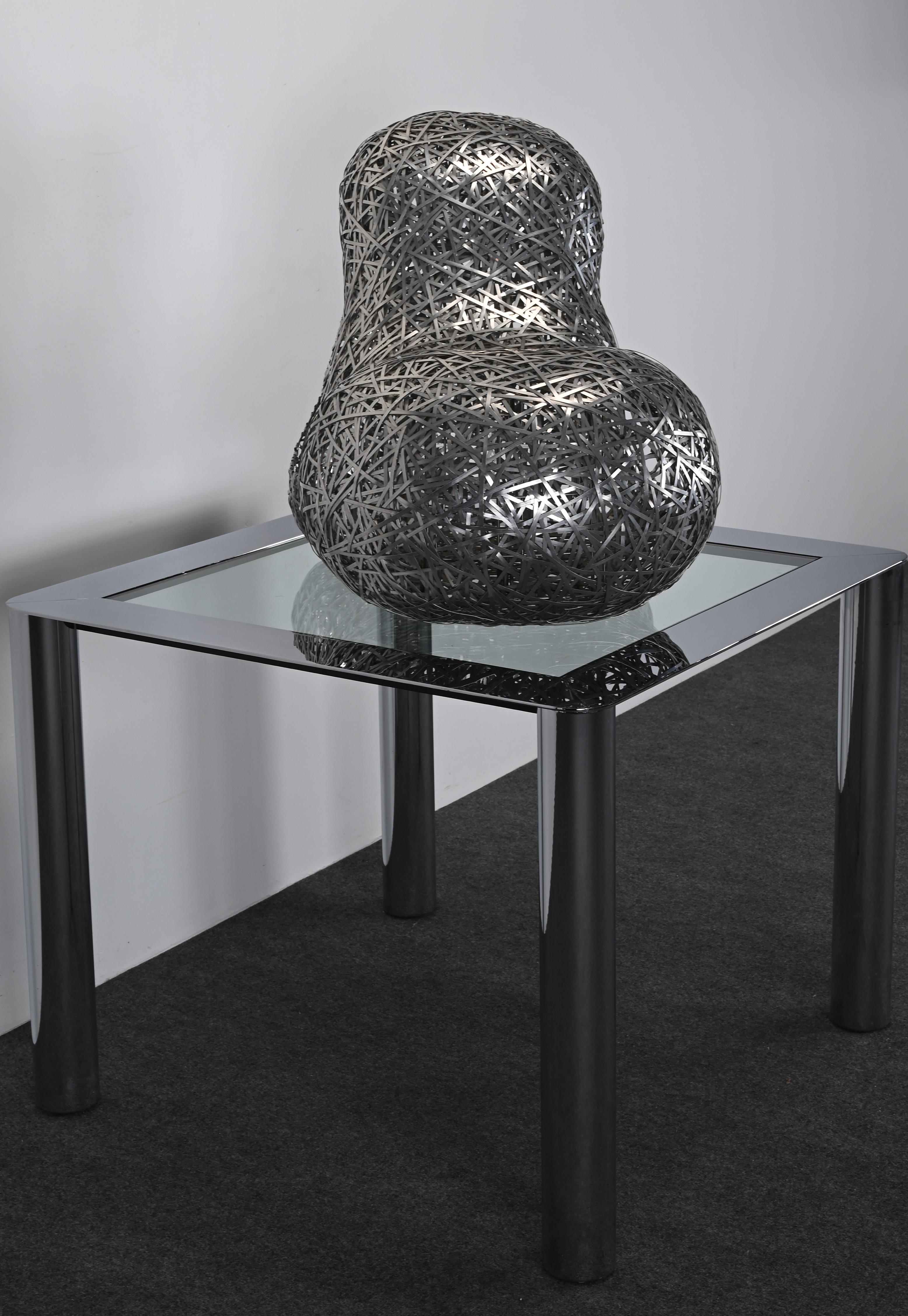Chaise Tongue en acier de Bannavis Andrew Sribyatta pour Pie Studios, années 2000 en vente 1