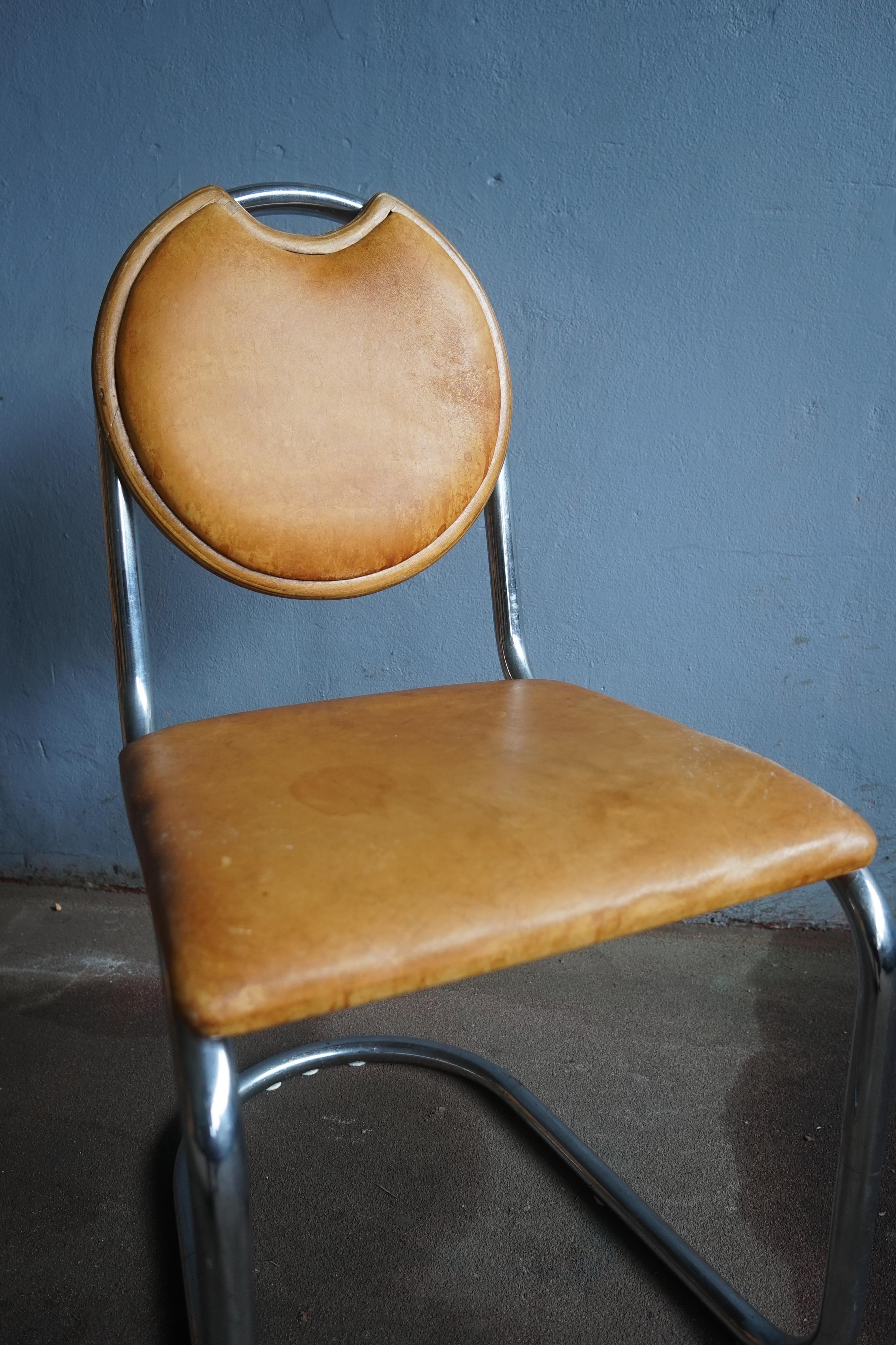 Steel Tube Chair Designed by Sven Markelius for Ds Staal Sweden, 1930s For Sale 3