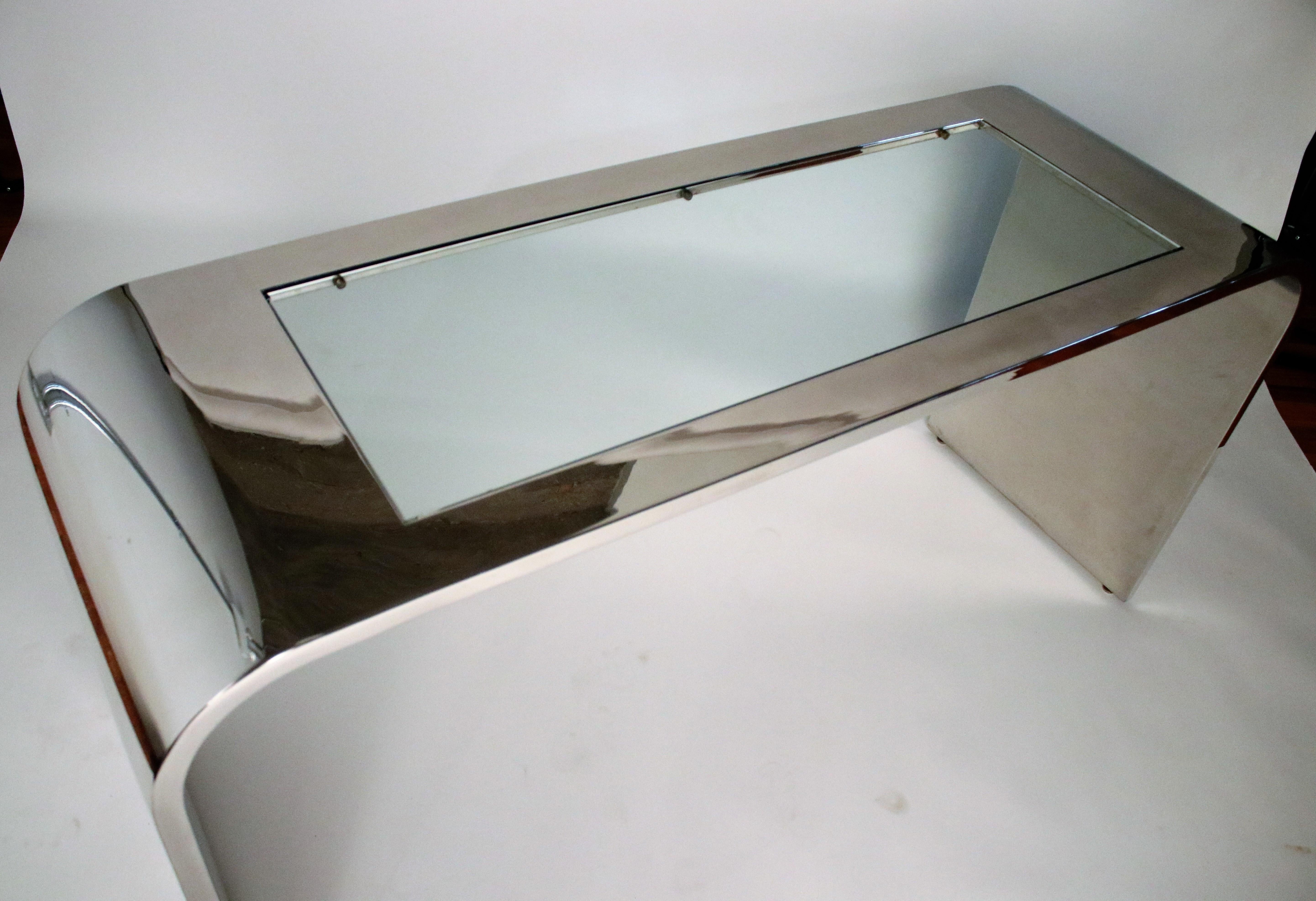 Table console cascade en acier par Stanley Jay Friedman pour Brueton en vente 2