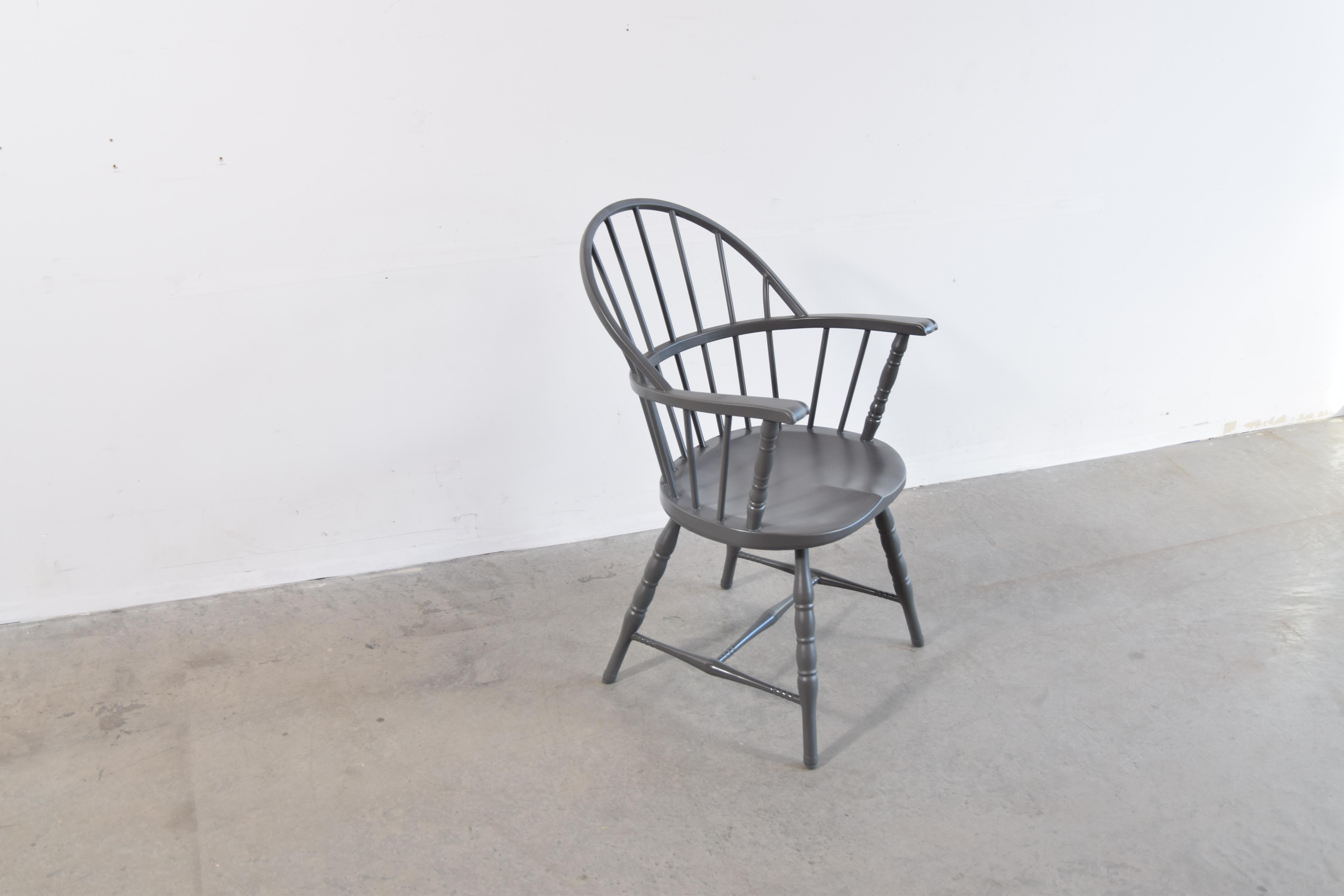 Steel Windsor Chair In Good Condition For Sale In Providence, RI
