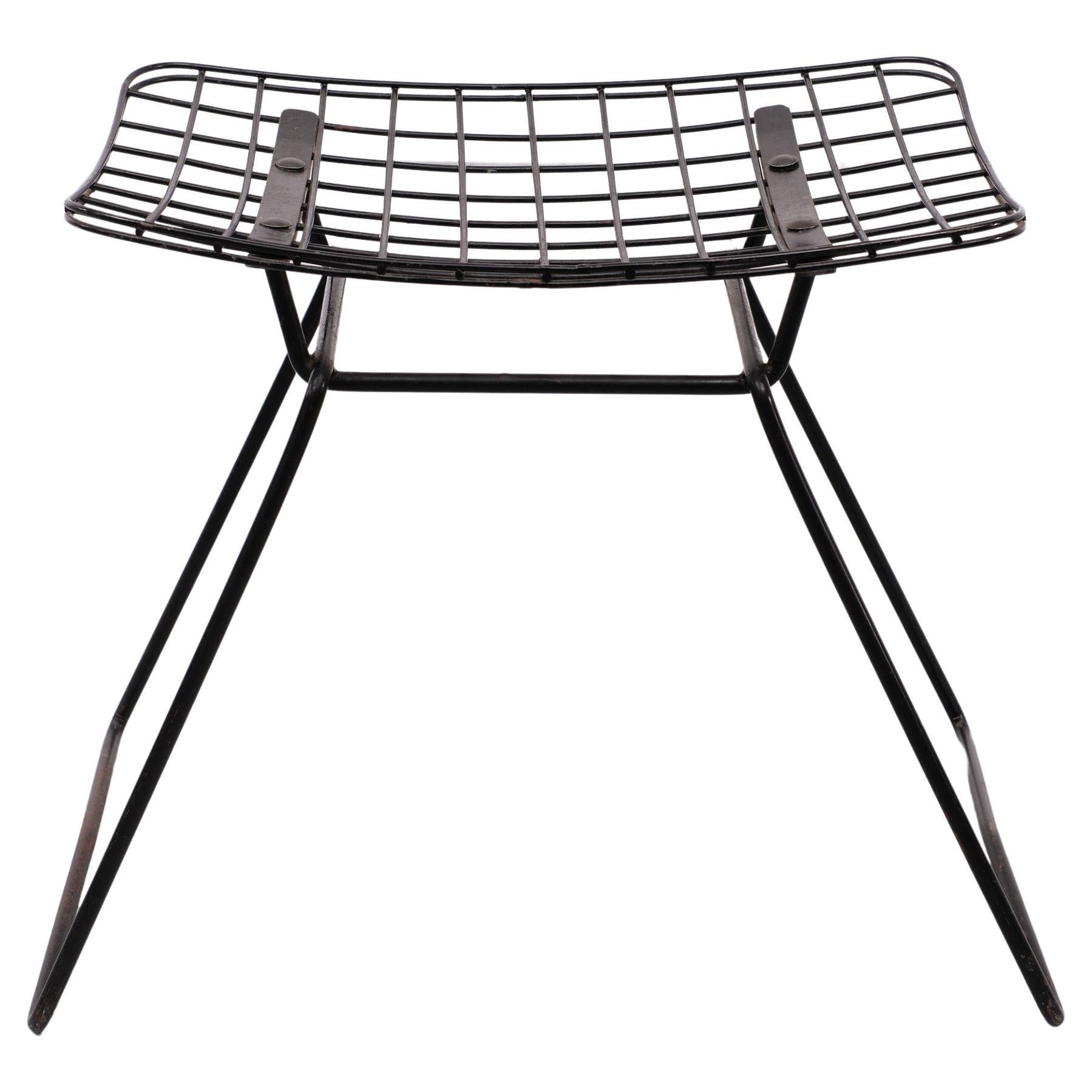 Steel Wire Stool Cees Braakman for Pastoe, 1958 For Sale 3