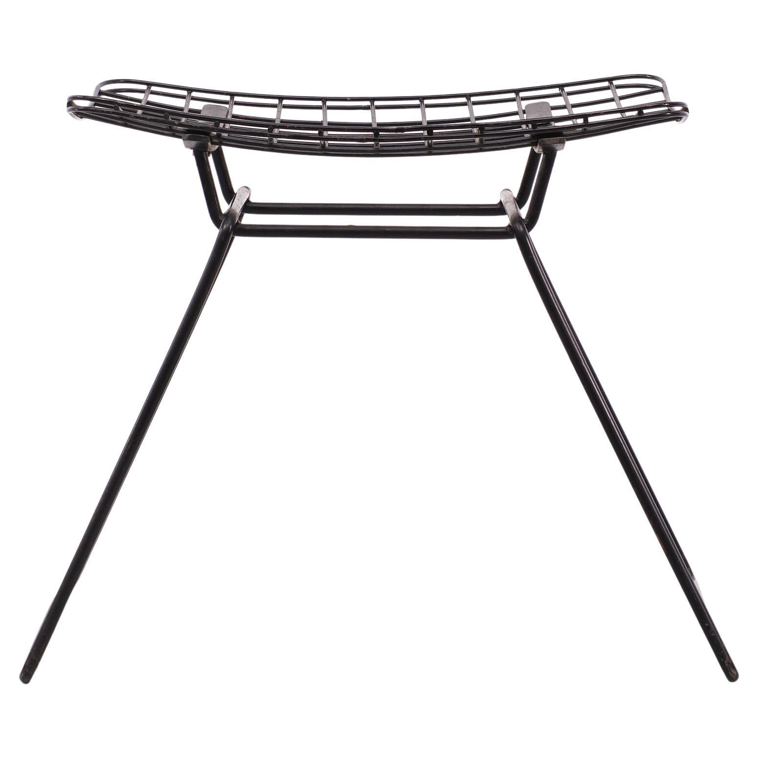 Steel Wire Stool Cees Braakman for Pastoe, 1958 For Sale 4