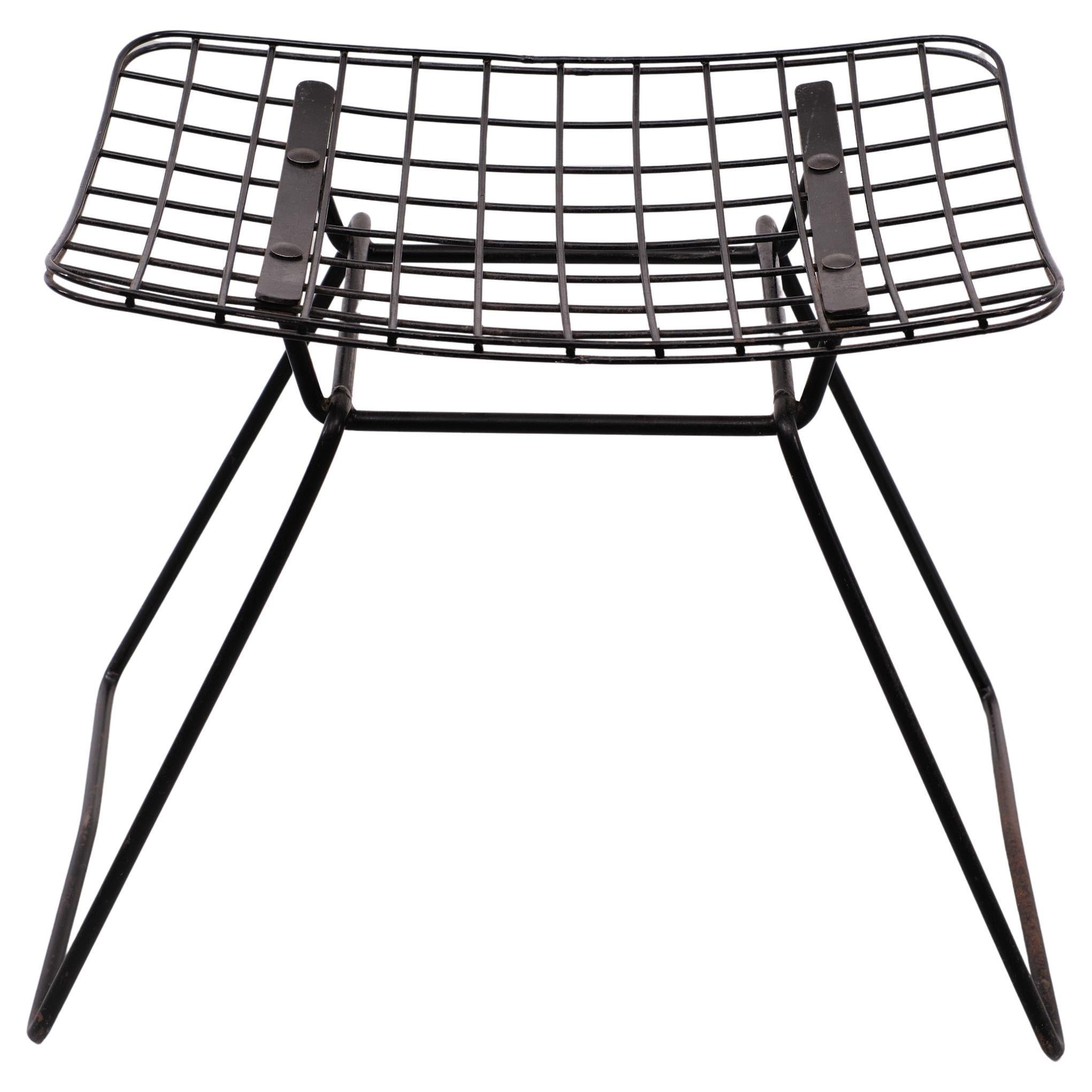 Steel Wire Stool Cees Braakman for Pastoe, 1958 For Sale 1