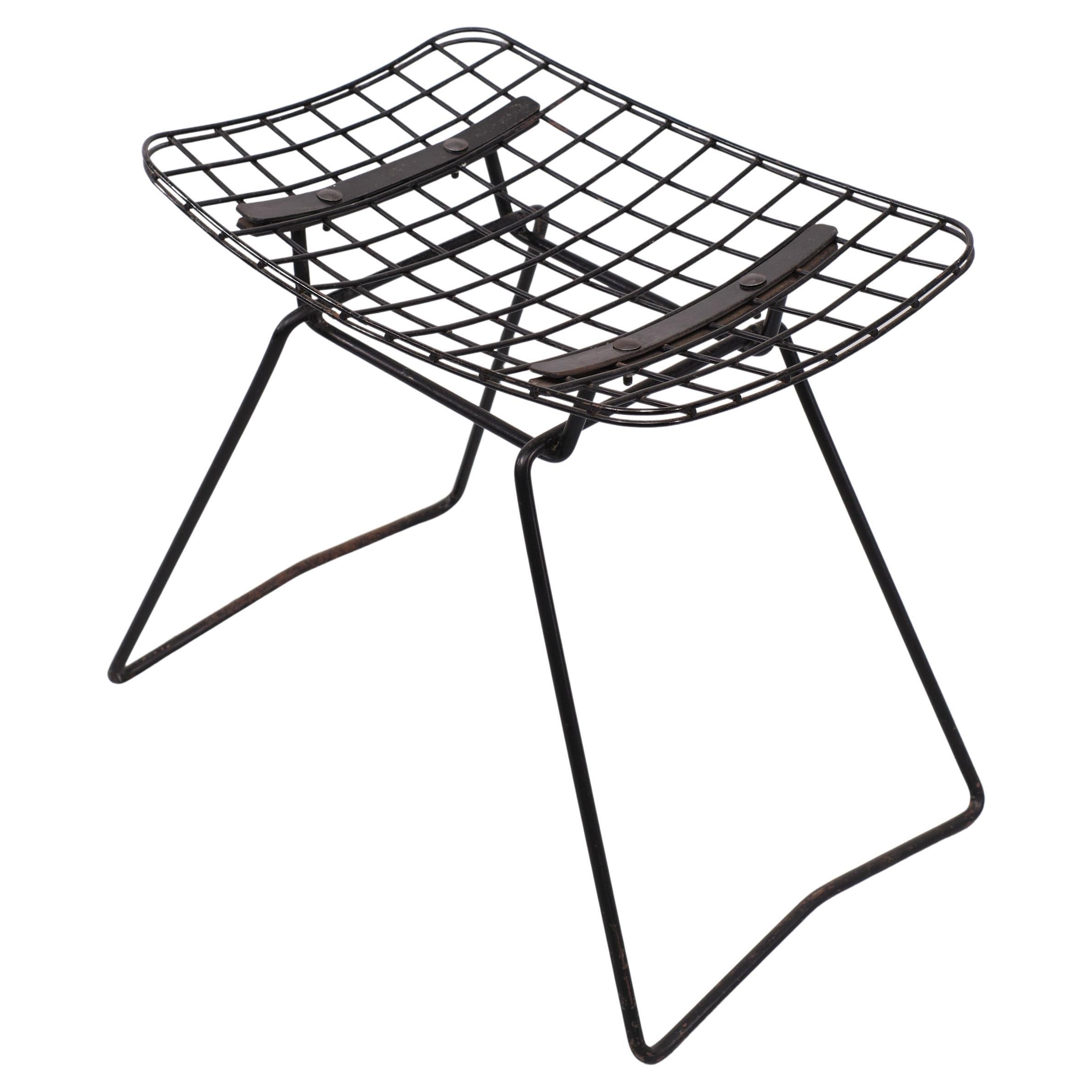 Steel Wire Stool Cees Braakman for Pastoe, 1958 For Sale 2