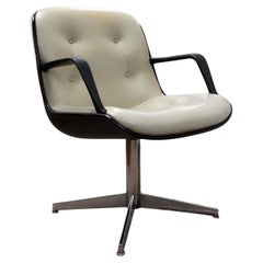 Steelcase 1960s Office Armchair #451 Dove Grey Mid Century Modern