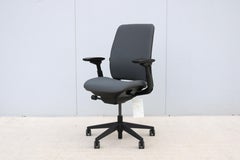 Steelcase Amia Executive Ergonomic Gray Office Chair Fully Adjustable, Brand New