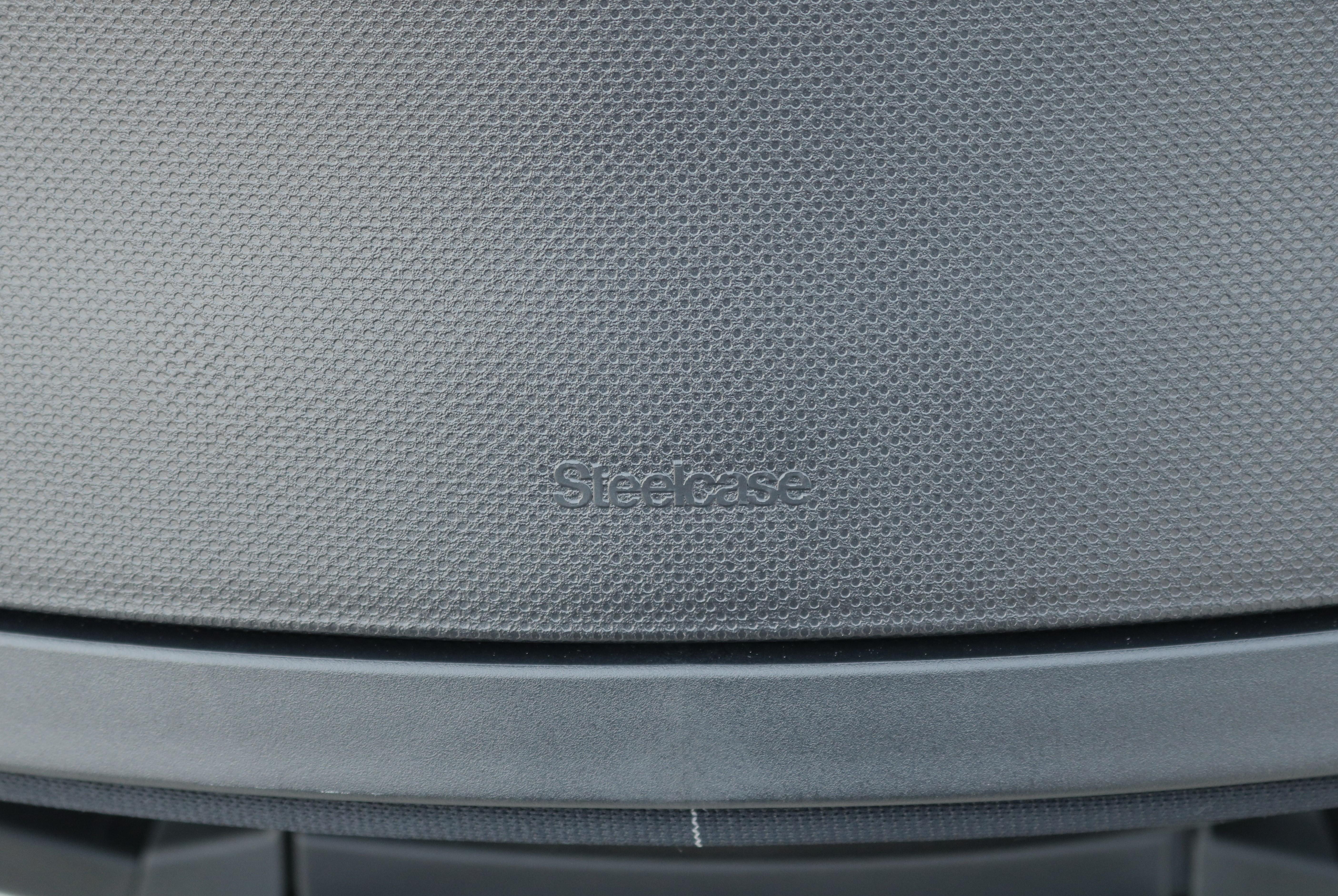 Steelcase Amia Executive Ergonomischer Bürostuhl voll verstellbar in grauem Stoff im Angebot 13