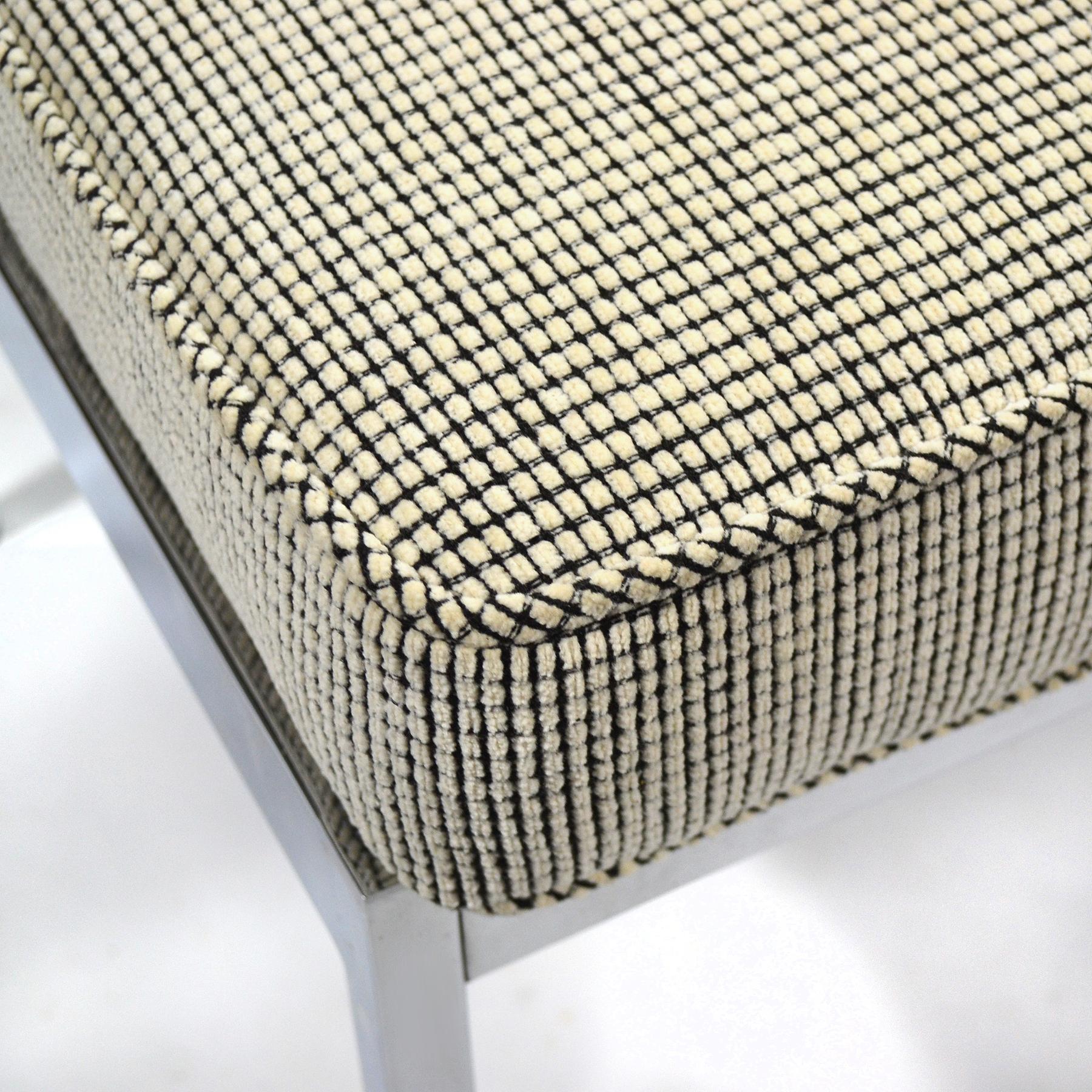 Acier Banc Steelcase à la manière de Florence Knoll en vente